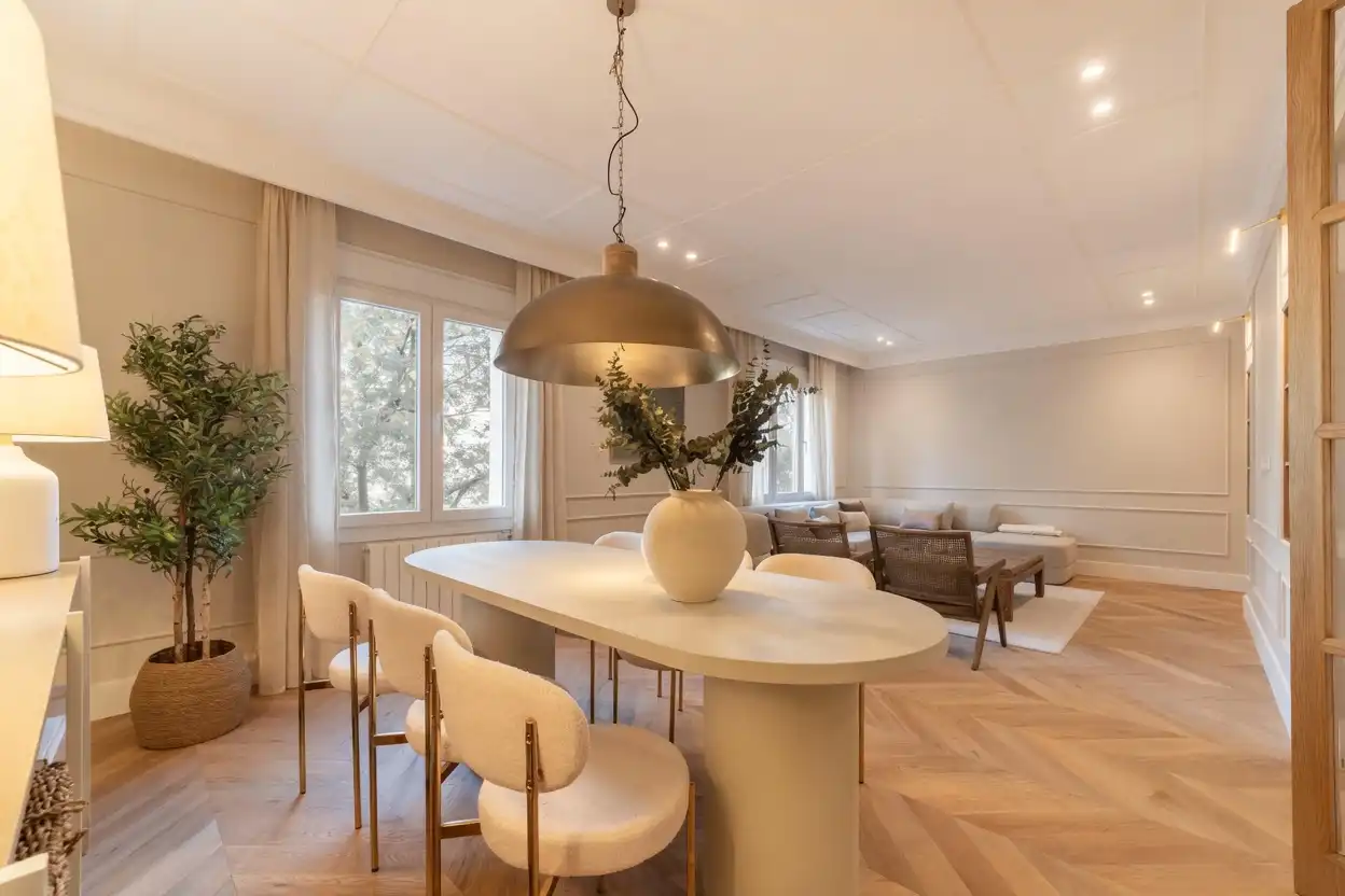 Comedor de Piso en venta en  Madrid Capital con Terraza