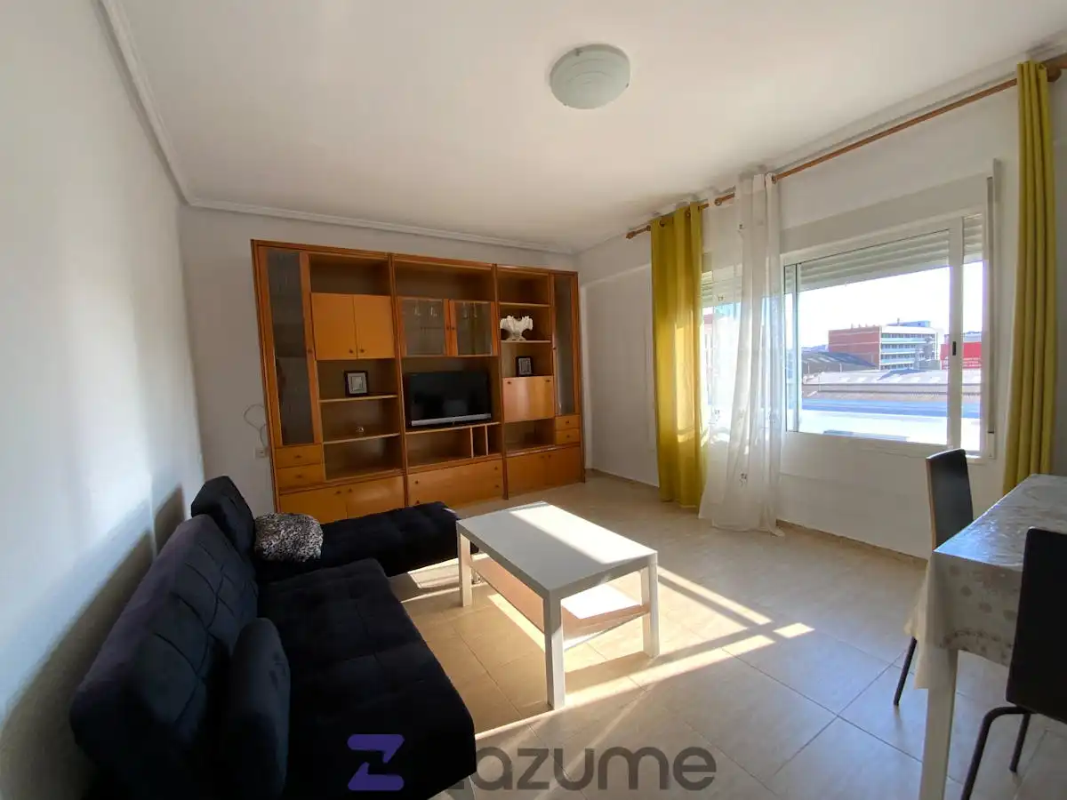 Wohnzimmer von Wohnung zur Miete in Moncada mit Klimaanlage, Heizung und Möbliert