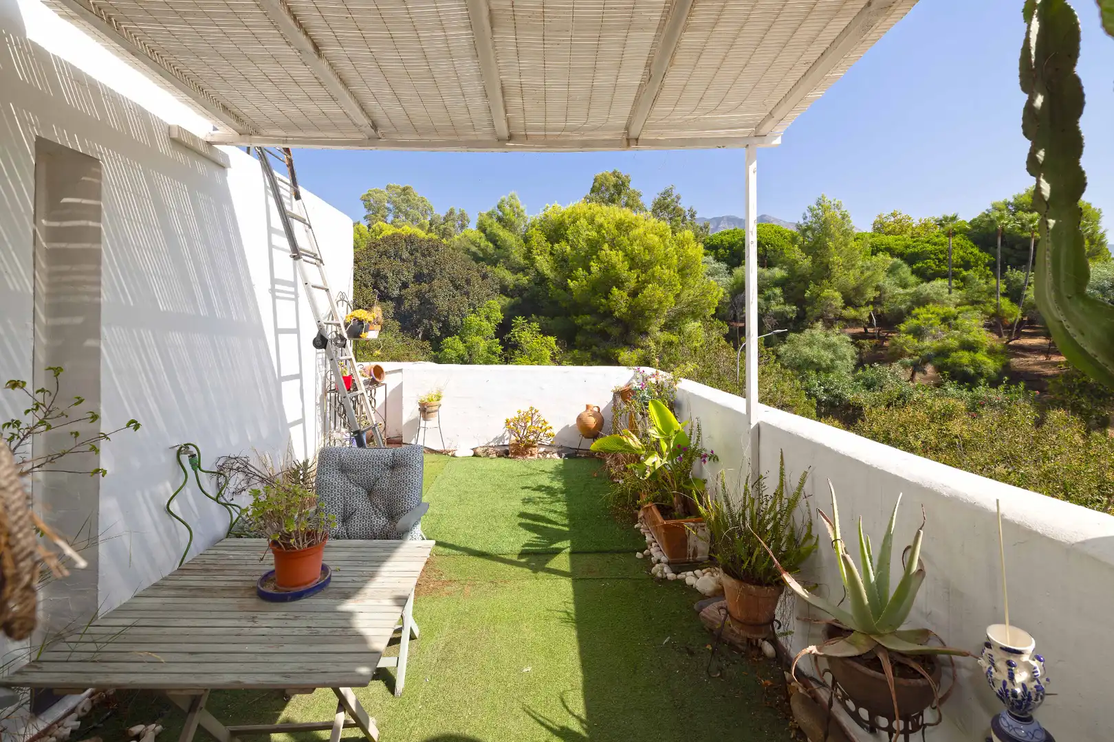 Terrassa de Casa adosada en venda en Marbella amb Aire condicionat, Calefacció i Terrassa