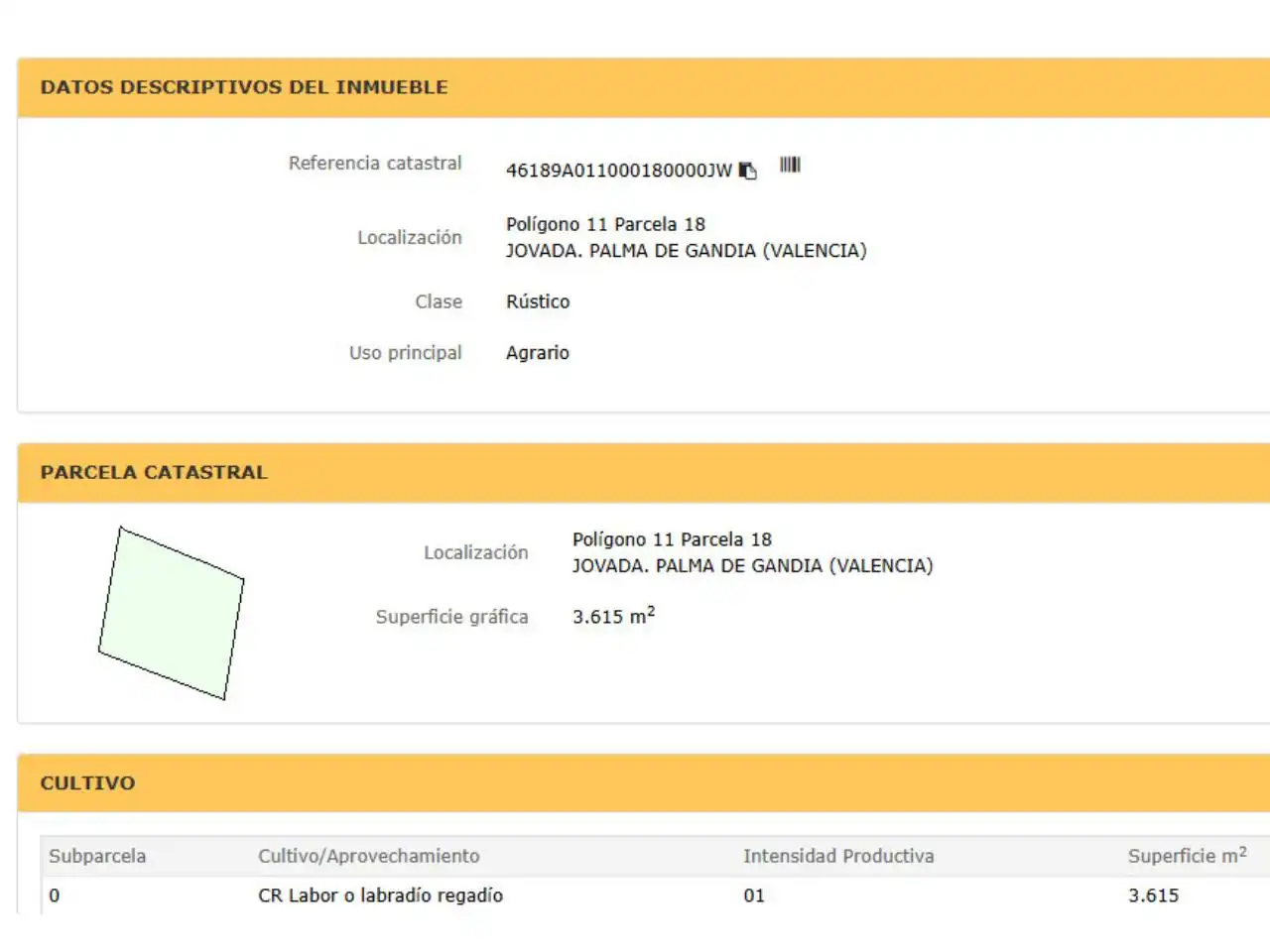 Terreny rústic en venda a Camino Jovada, imagen 3