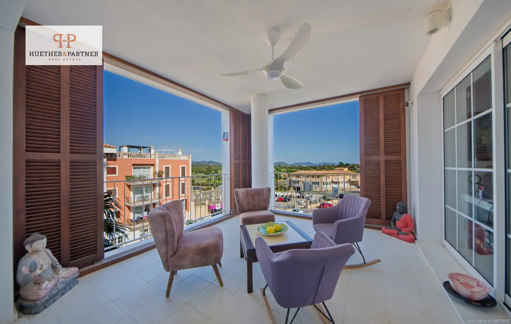 Terrace of Flat for sale in Manacor  with Air Conditioner, Heating and Furnished