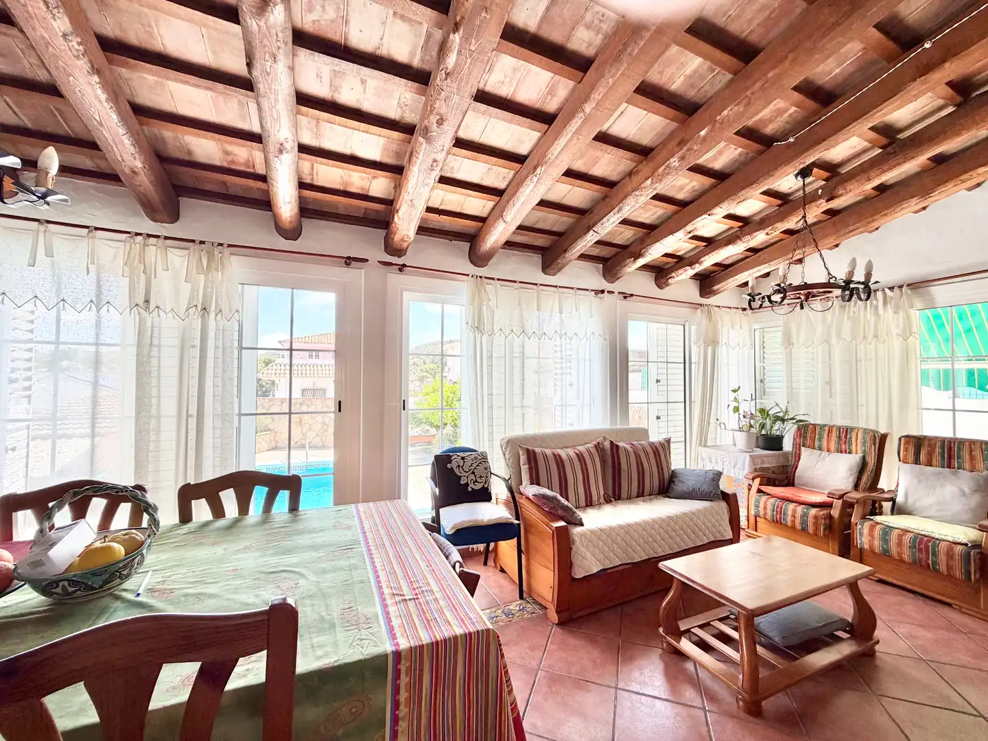 Living room of Houses for sale in Canyelles  with Air Conditioner, Heating and Private garden