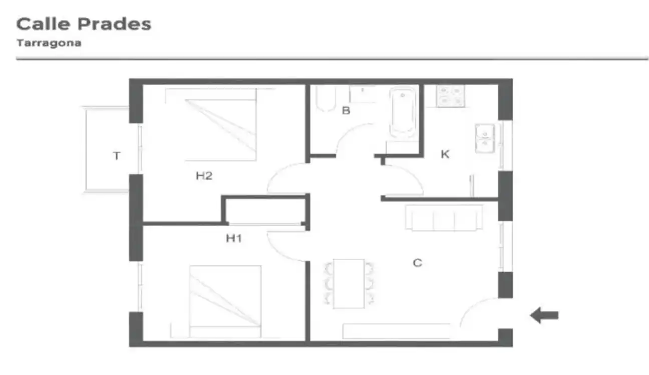Piso en venta en Tarragona