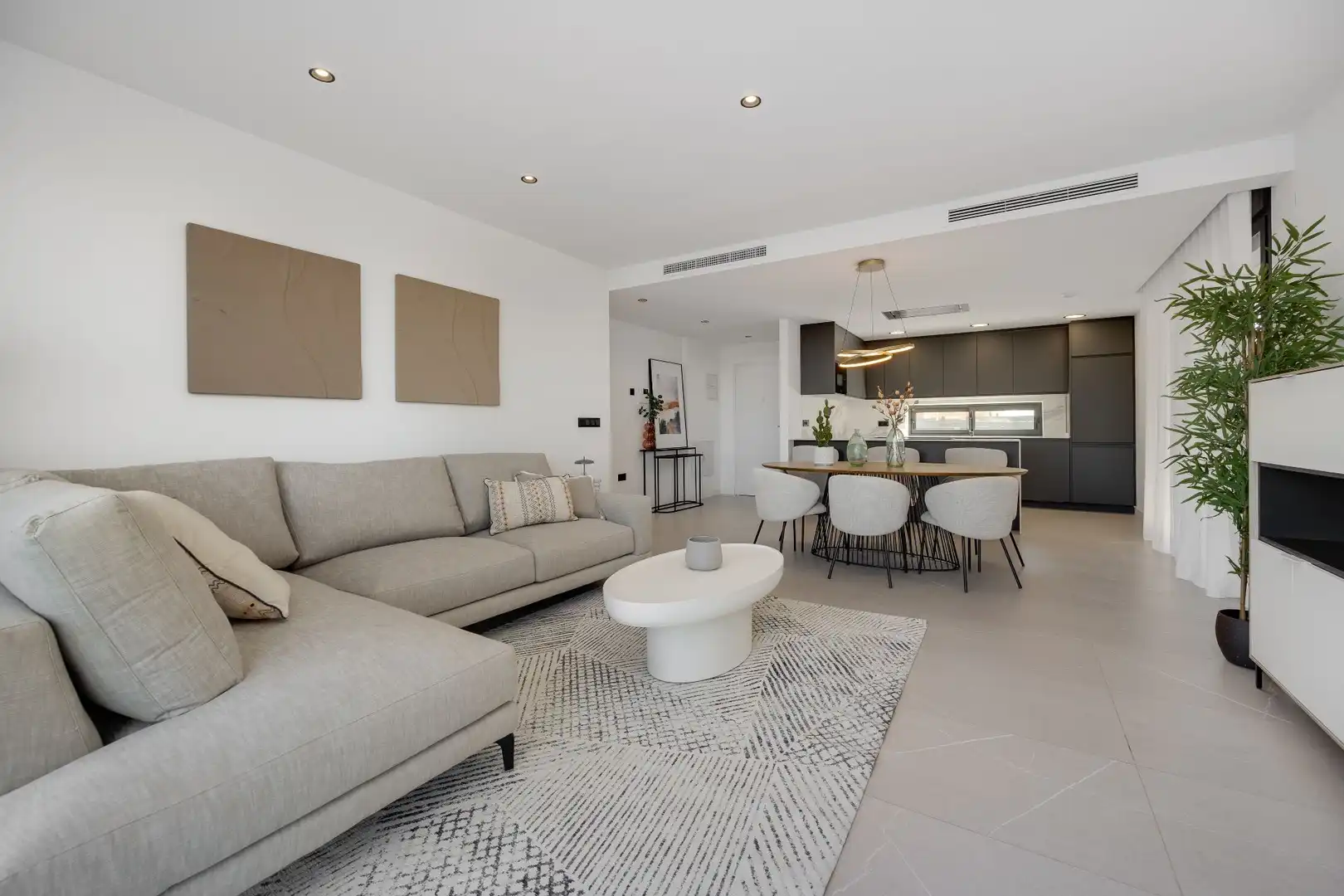 Sala de estar de Casa o chalet en venta en Torrevieja con Aire acondicionado, Terraza y Trastero