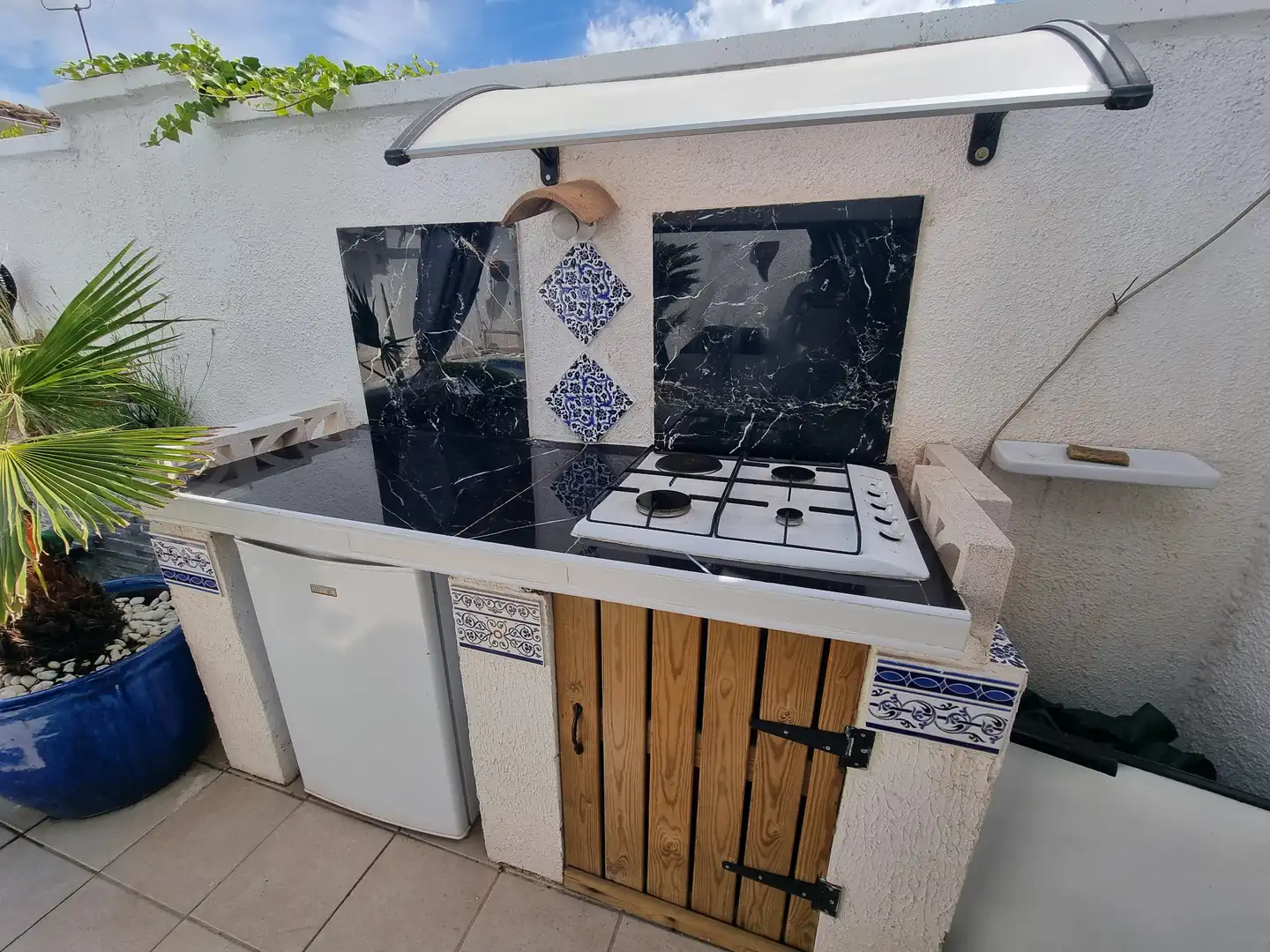 Cuina de Casa adosada en venda en Empuriabrava amb Aire condicionat, Piscina i Moblat