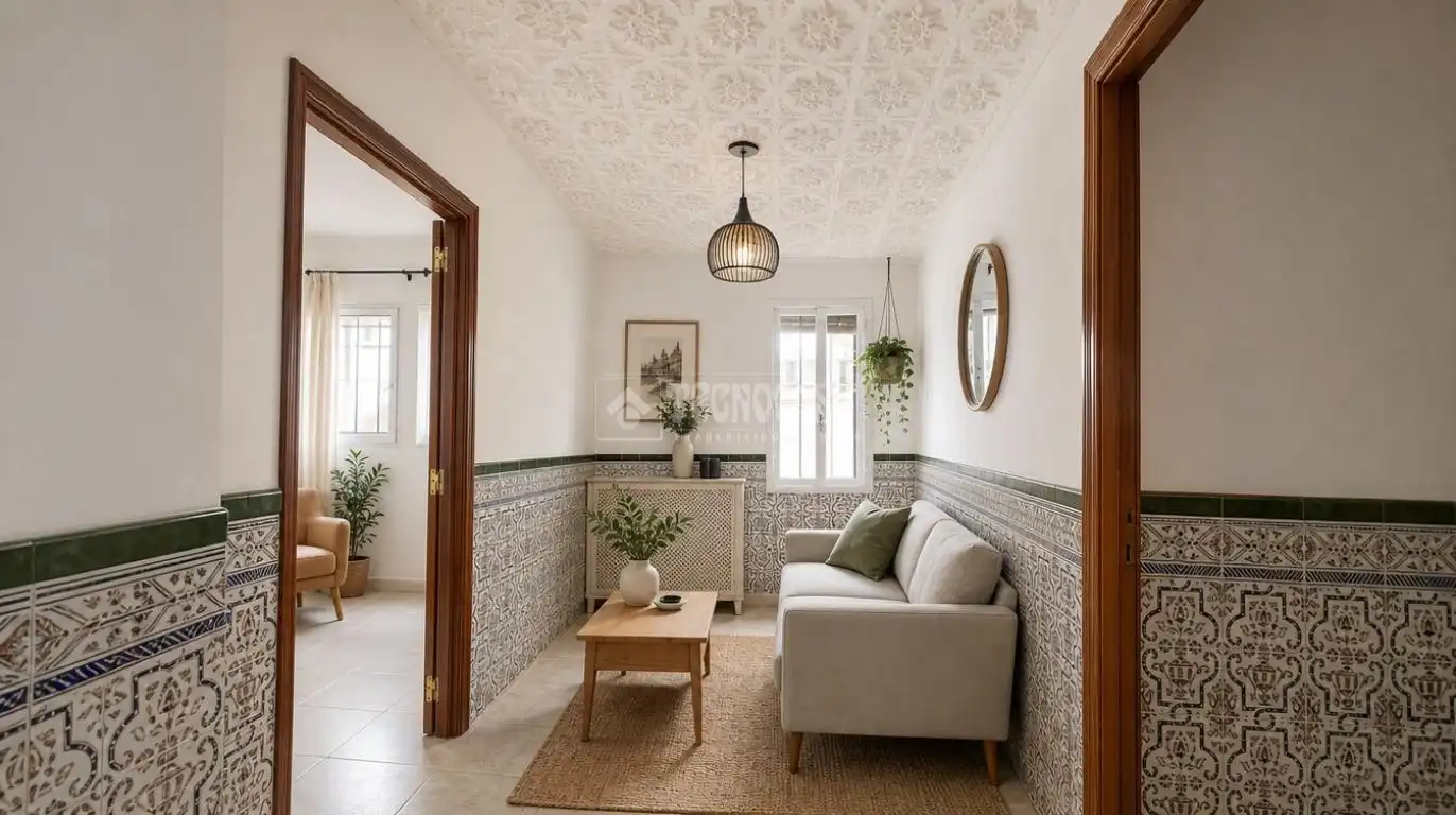 Sala d'estar de Casa o xalet en venda en Madrid