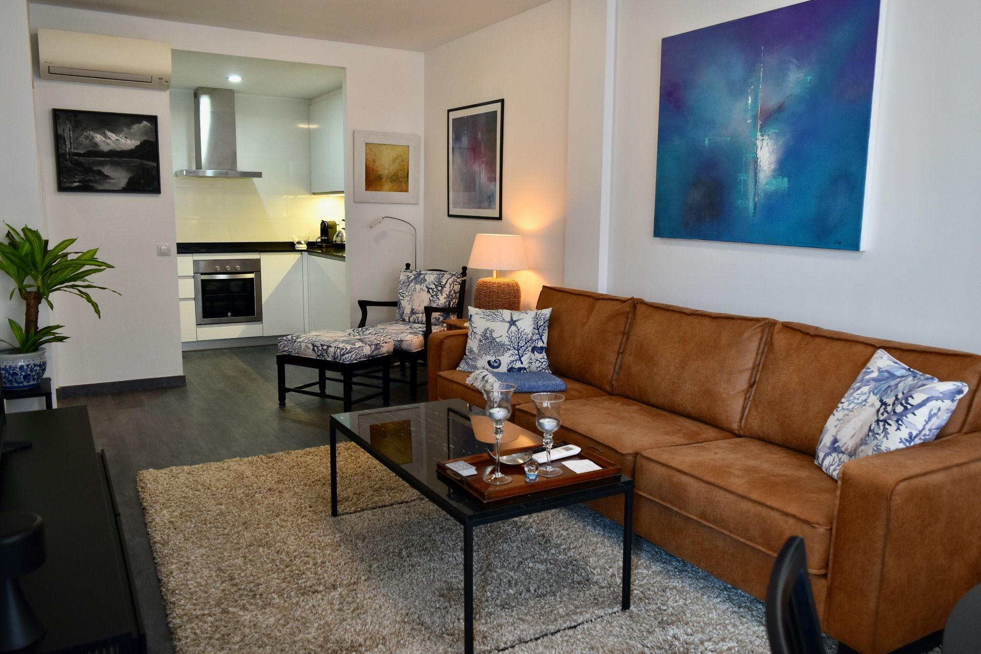 Sala d'estar de Apartament en venda en Altea amb Aire condicionat, Calefacció i Terrassa