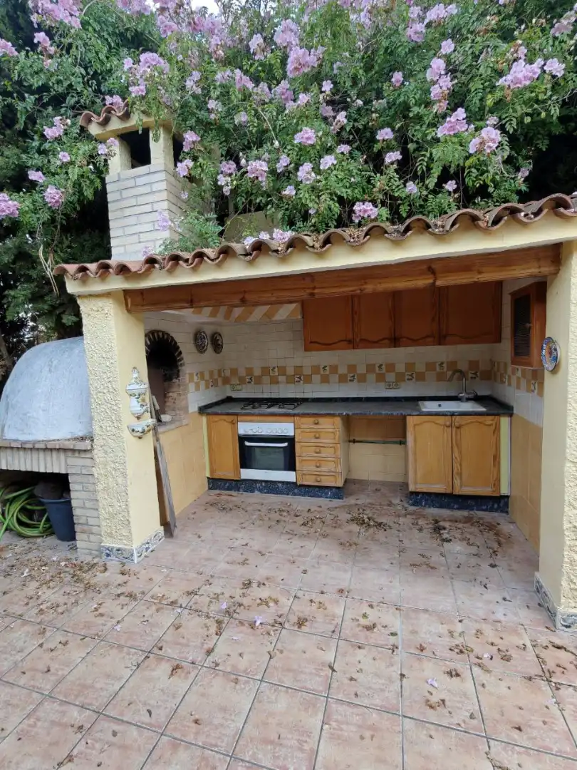 Cocina de Casa o chalet de alquiler en San Vicente del Raspeig / Sant Vicent del Raspeig con Aire acondicionado, Calefacción y Jardín privado