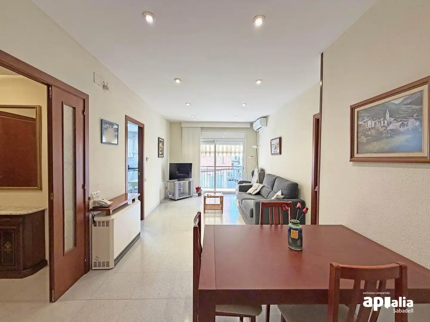 Sala de estar de Piso en venta en Sabadell con Calefacción y Balcón