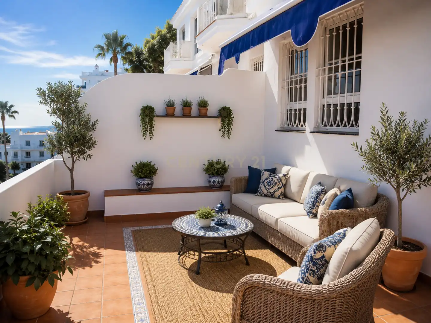 Terrassa de Casa o xalet en venda en Alhaurín de la Torre amb Aire condicionat, Jardí privat i Traster