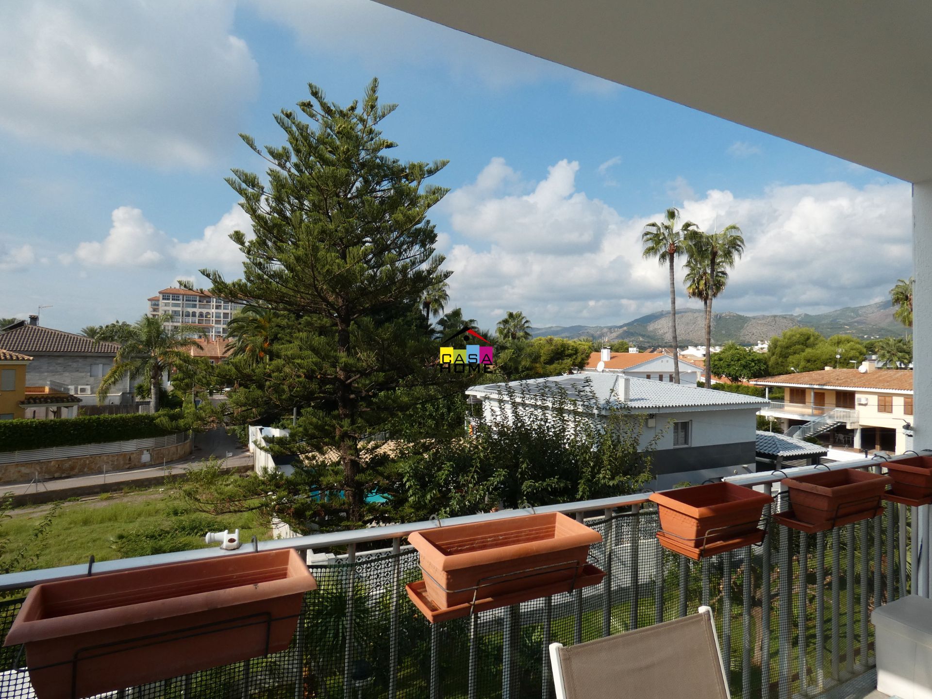 Terrace of Apartment for sale in Benicasim / Benicàssim  with Parquet flooring, Terrace and Storage room