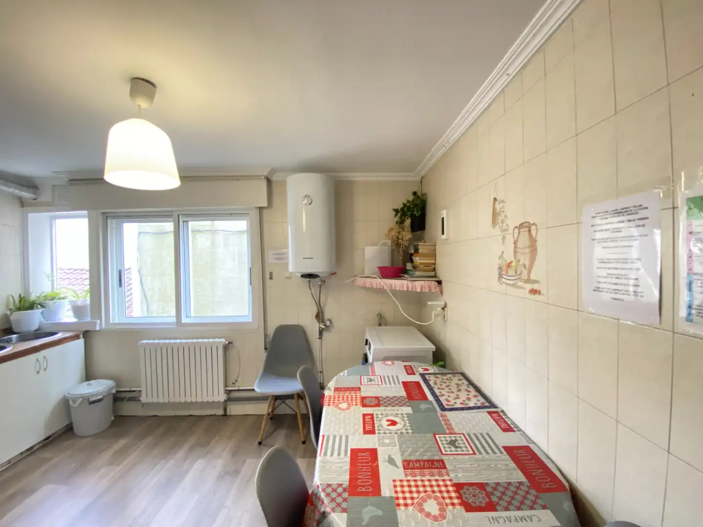 Cocina de Casa adosada en venta en Santiago de Compostela  con Calefacción, Trastero y Amueblado