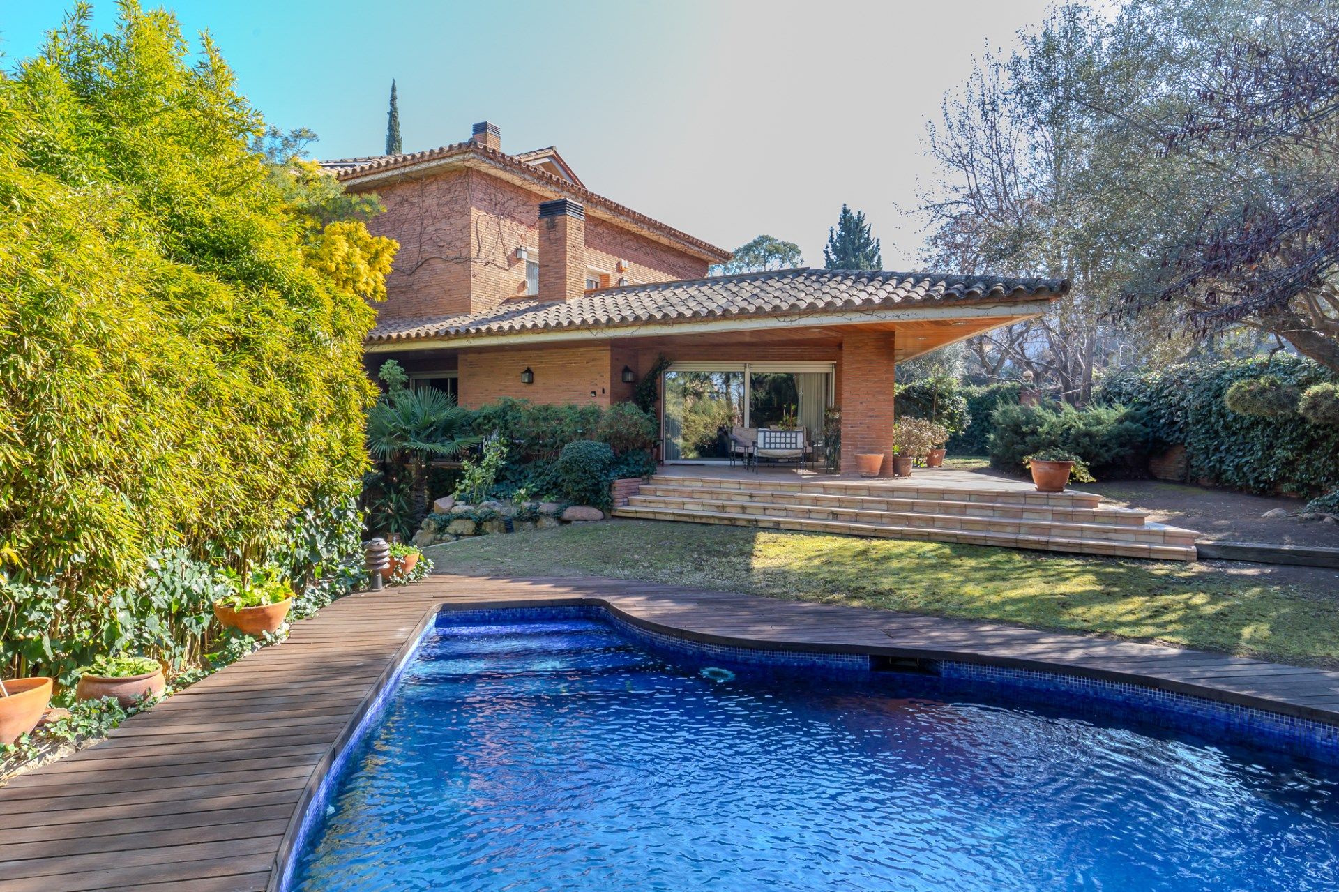 Jardí de Casa o xalet de lloguer en Sant Cugat del Vallès amb Aire condicionat, Calefacció i Terrassa