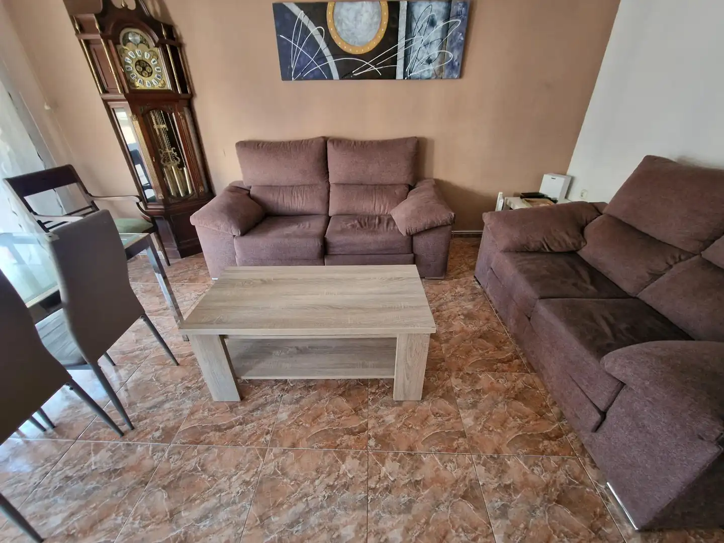 Sala de estar de Piso en venta en Águilas con Aire acondicionado, Amueblado y Balcón