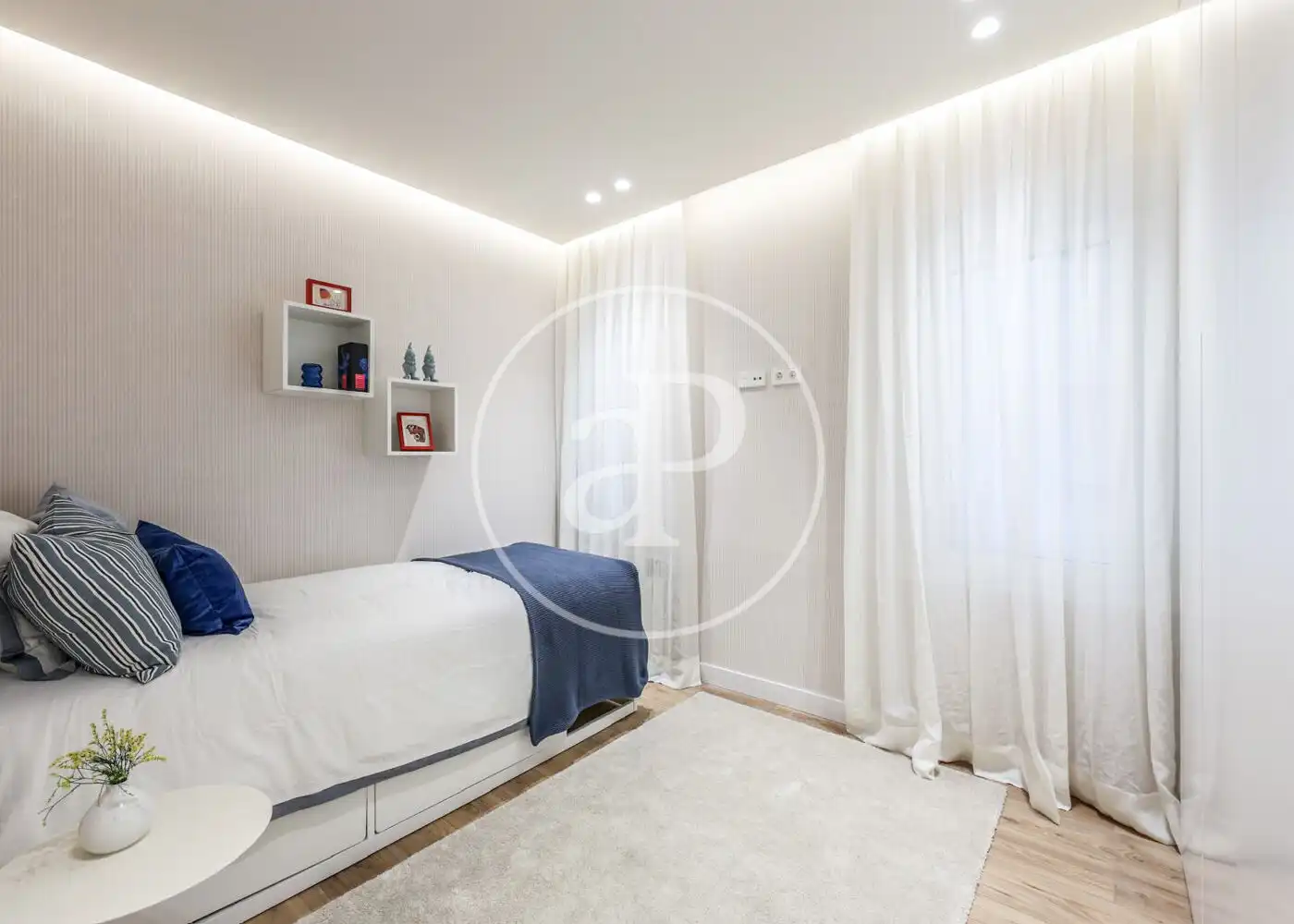 Schlafzimmer von Wohnung zum Verkauf in Madrid mit Klimaanlage, Heizung und Möbliert