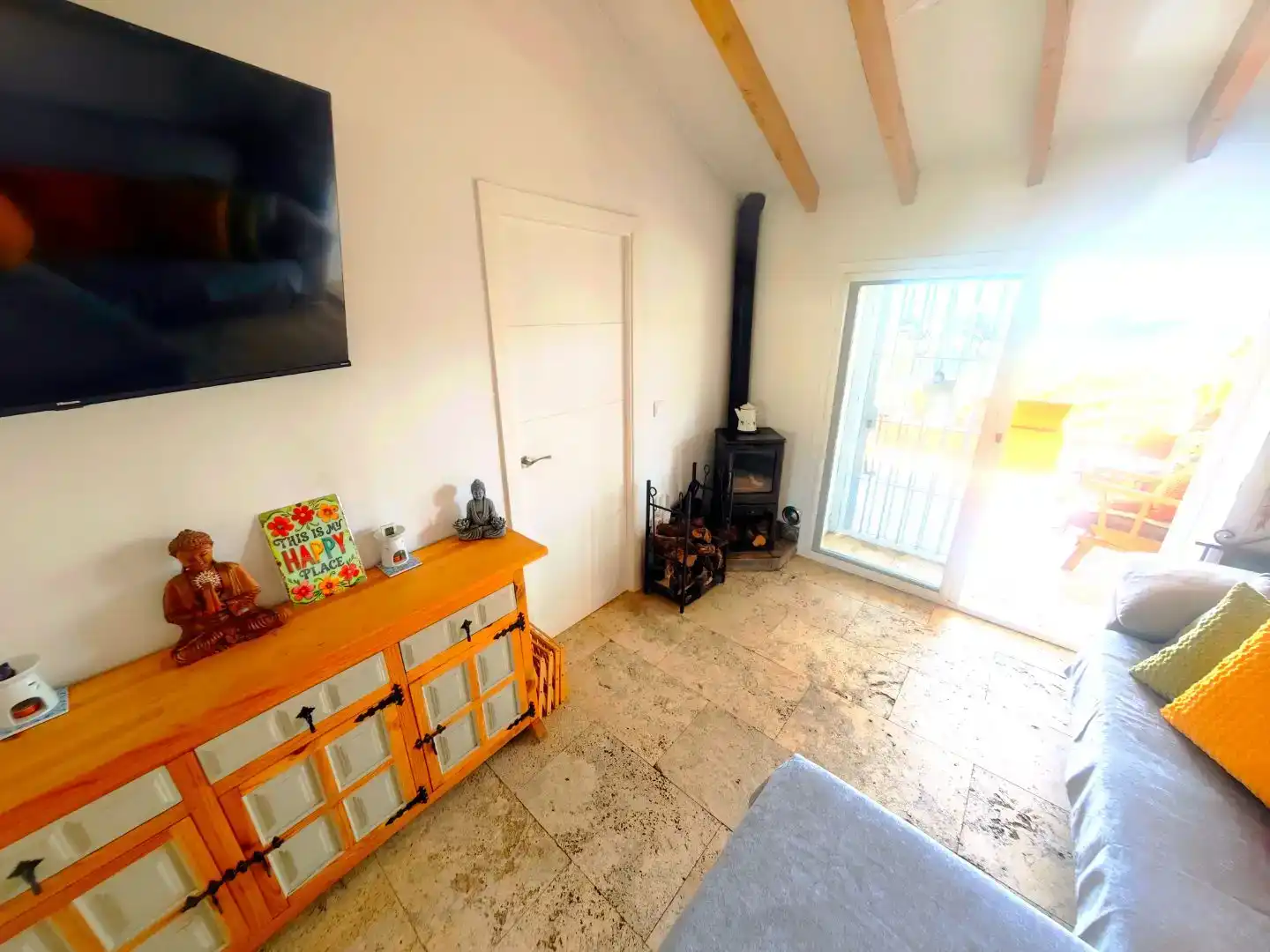 Sala d'estar de Finca rústica en venda en Algarrobo