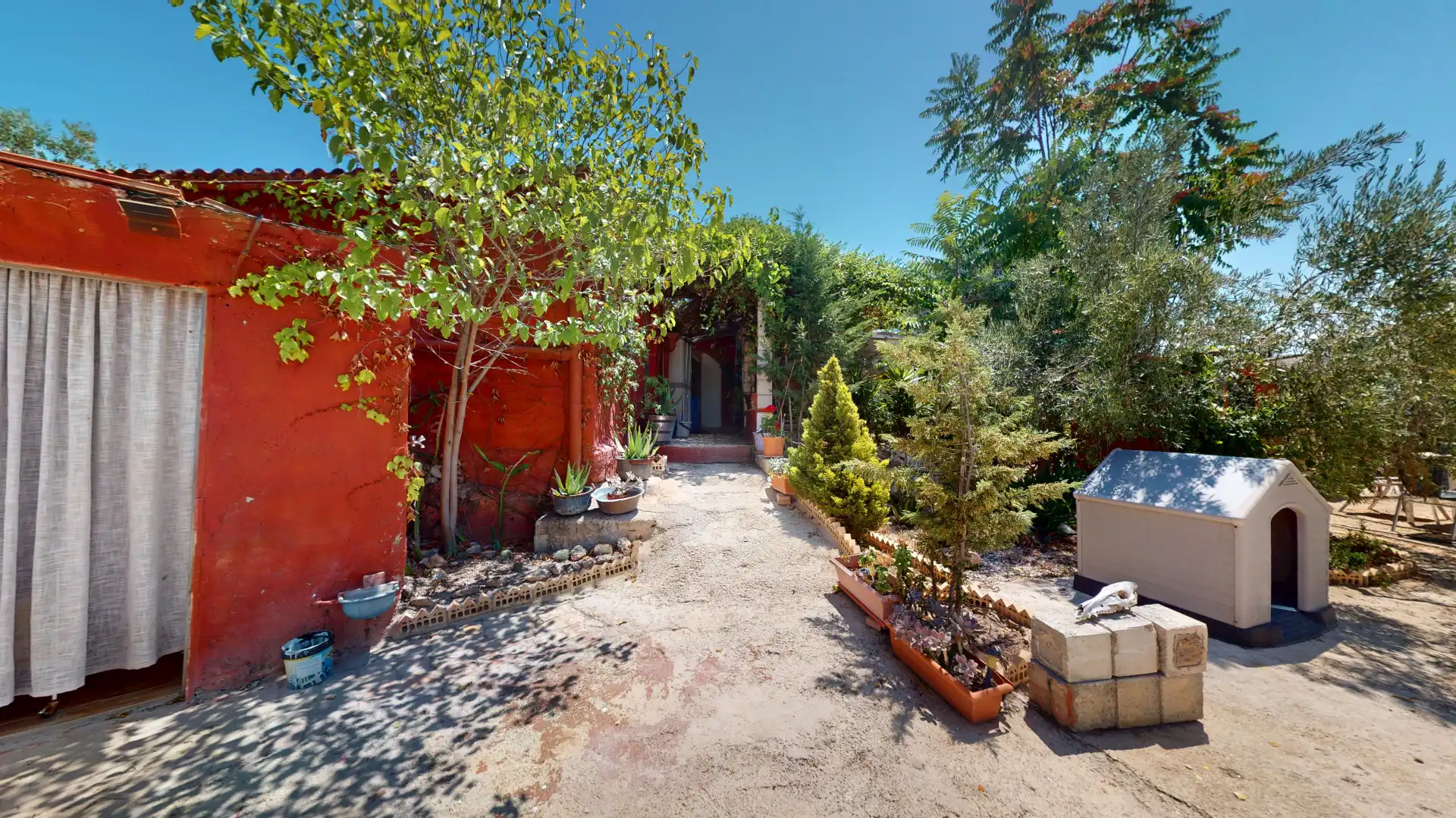 Jardí de Casa o xalet en venda en Biar amb Aire condicionat, Jardí privat i Piscina