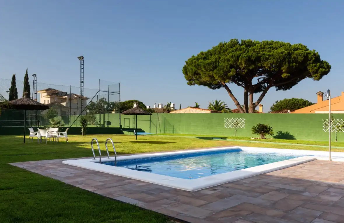 Piscina de Casa o xalet en venda en El Puerto de Santa María amb Jardí privat, Terrassa i Piscina