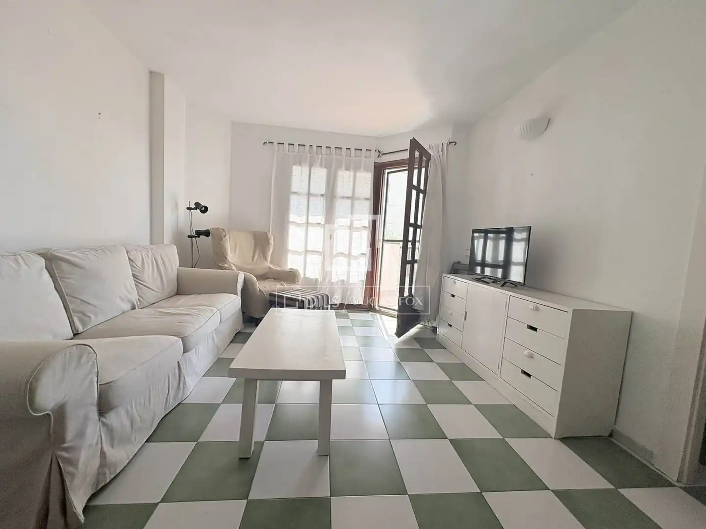 Sala de estar de Piso de alquiler en Eivissa con Amueblado y Balcón