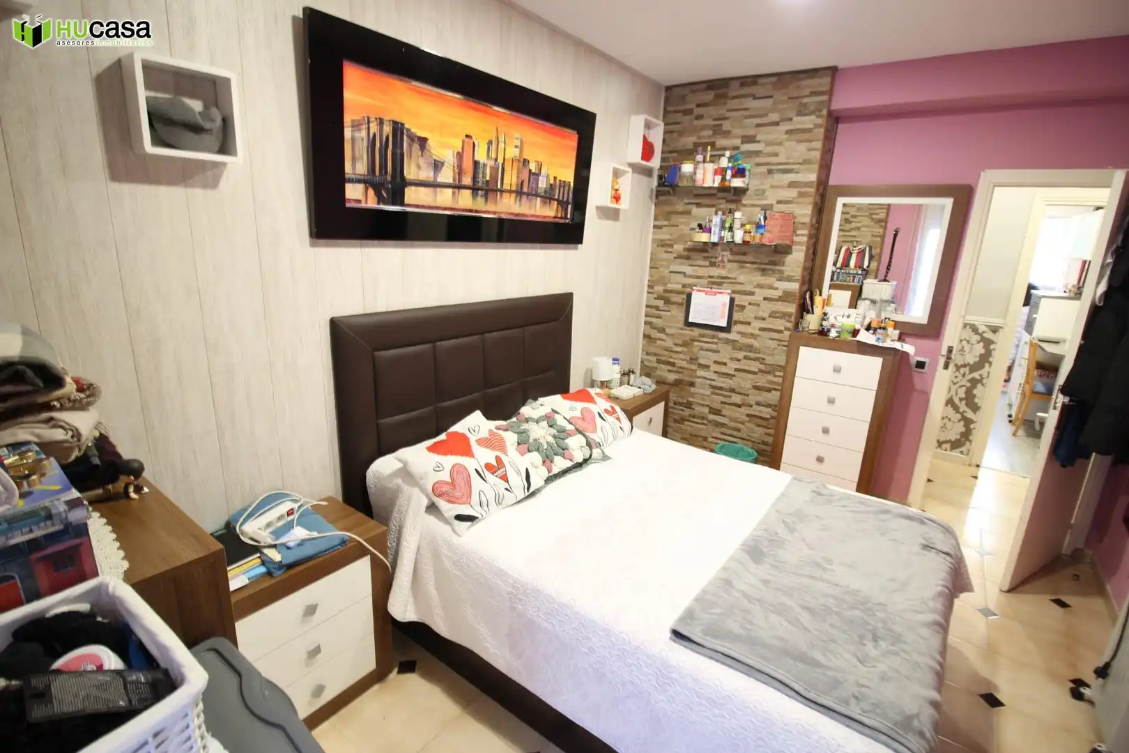 Schlafzimmer von Wohnung zum Verkauf in Toledo mit Klimaanlage, Heizung und Terrasse
