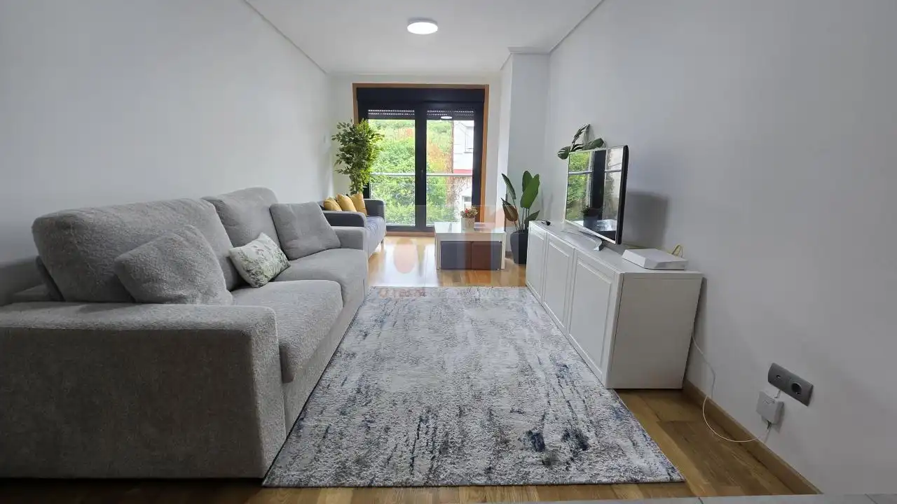 Sala de estar de Piso en venta en Moaña con Calefacción, Terraza y Trastero