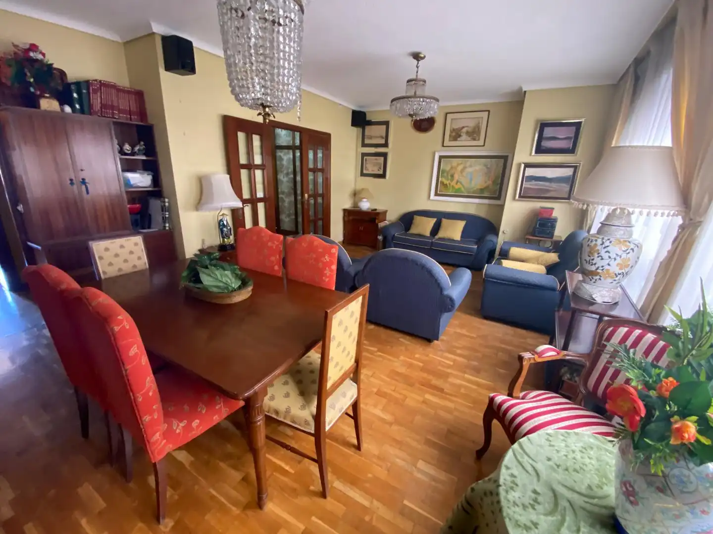 Sala de estar de Piso en venta en  Albacete Capital con Aire acondicionado, Calefacción y Parquet