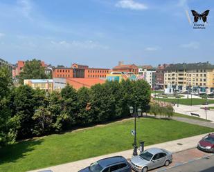 Vista exterior de Pis de lloguer en Oviedo  amb Calefacció, Traster i Moblat