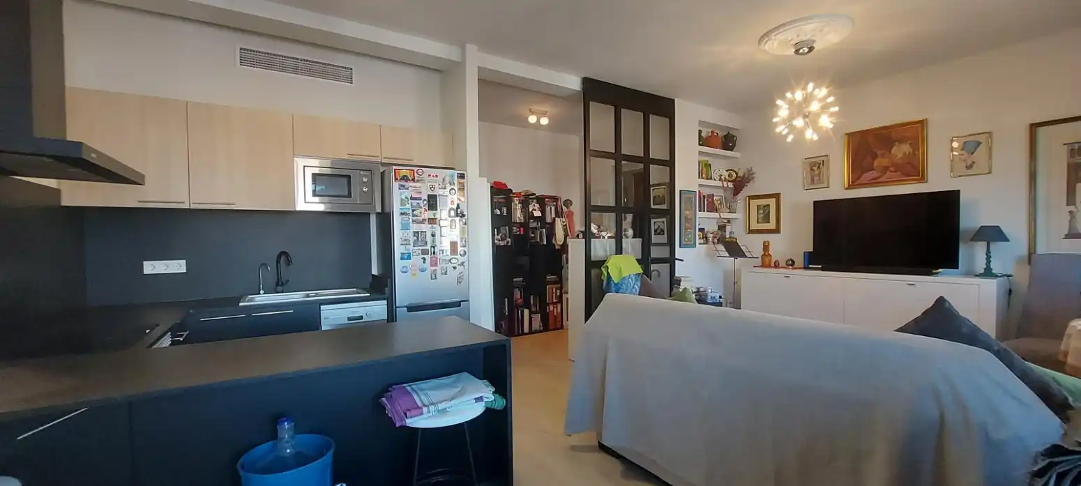 Sala d'estar de Pis en venda en Sagunto / Sagunt amb Aire condicionat, Parquet i Terrassa