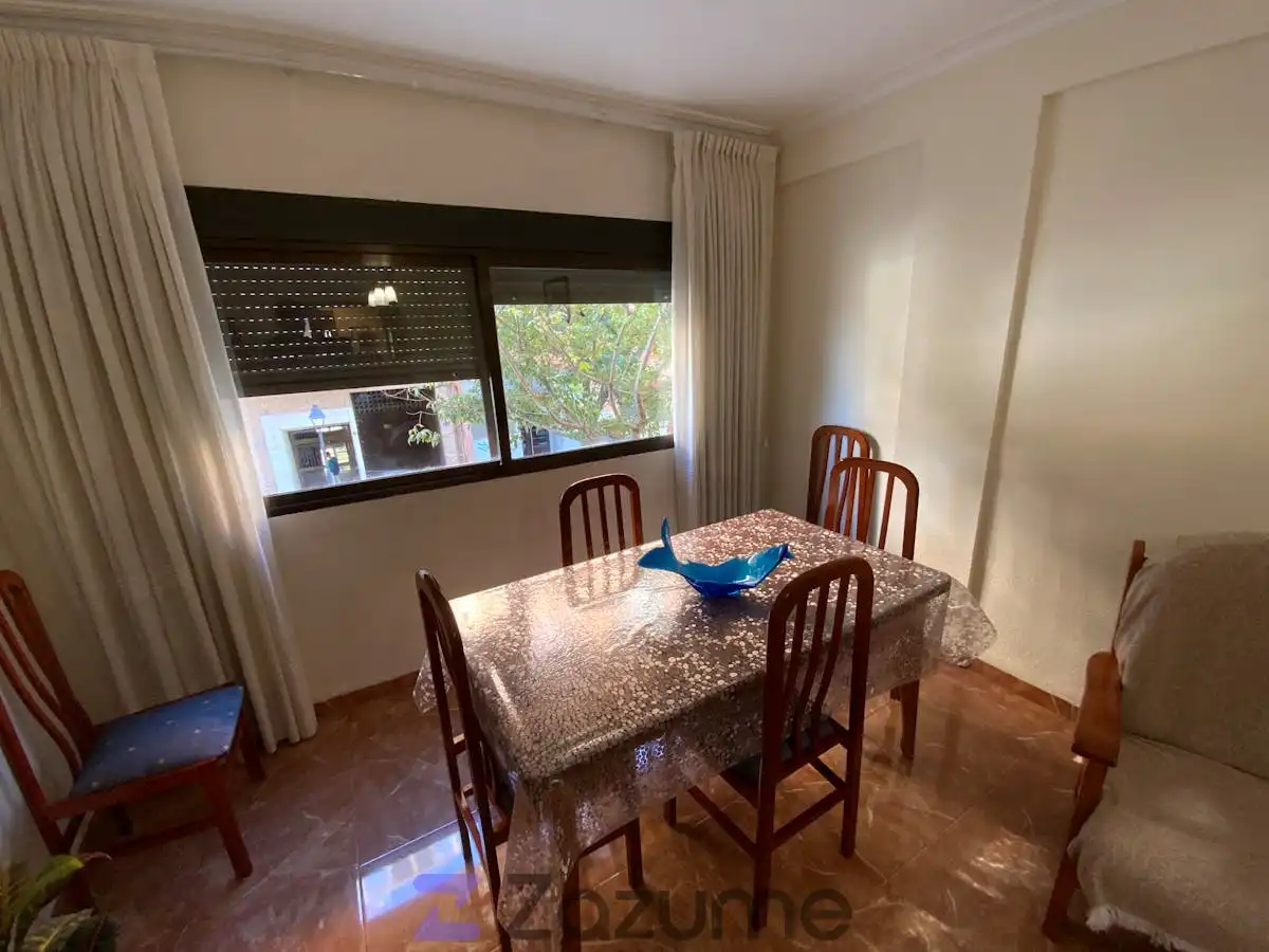 Dining room of Flat for rent in Valencia  with Air Conditioner, Heating and Terrace