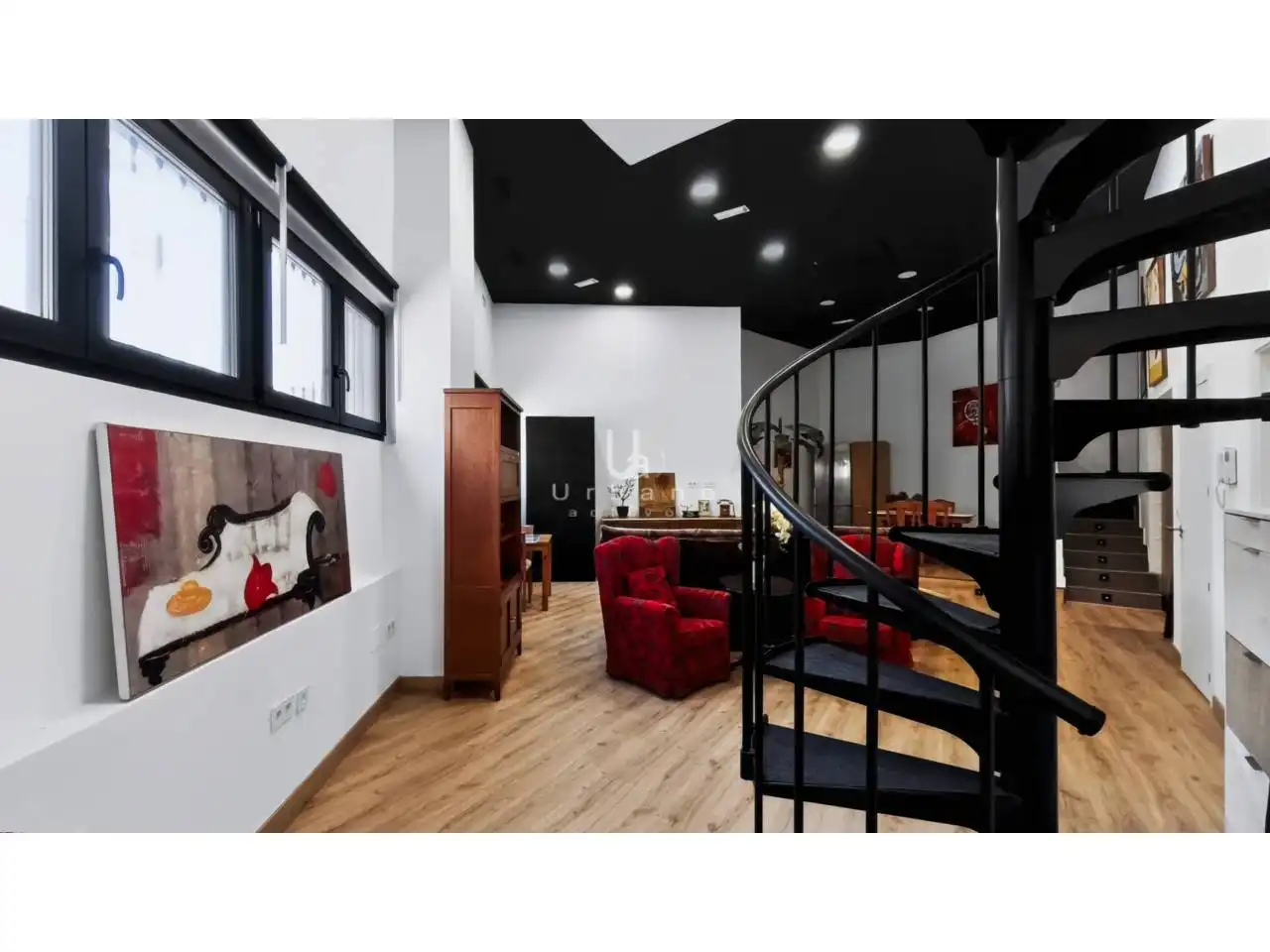 Living room of Flat for sale in Murcia  with Air Conditioner and Furnished