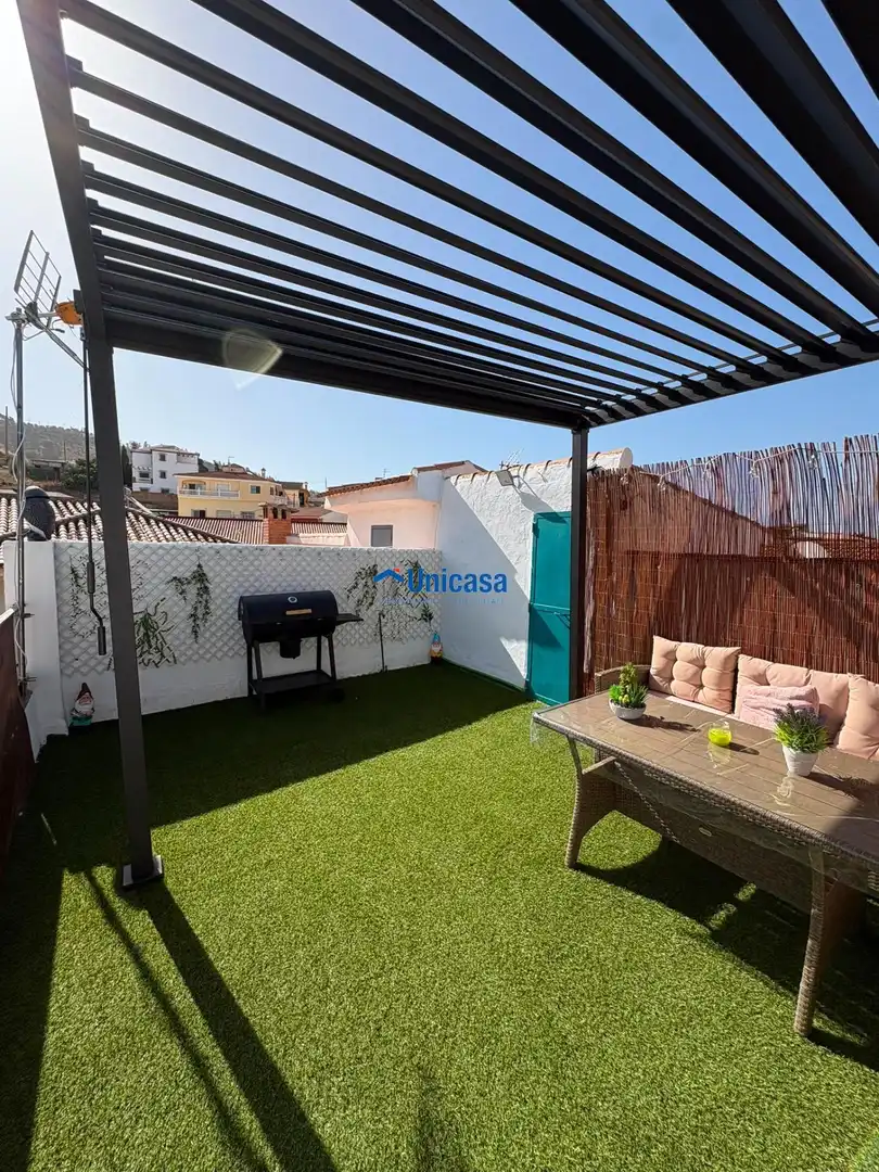 Terraza de Casa adosada en venta en Málaga