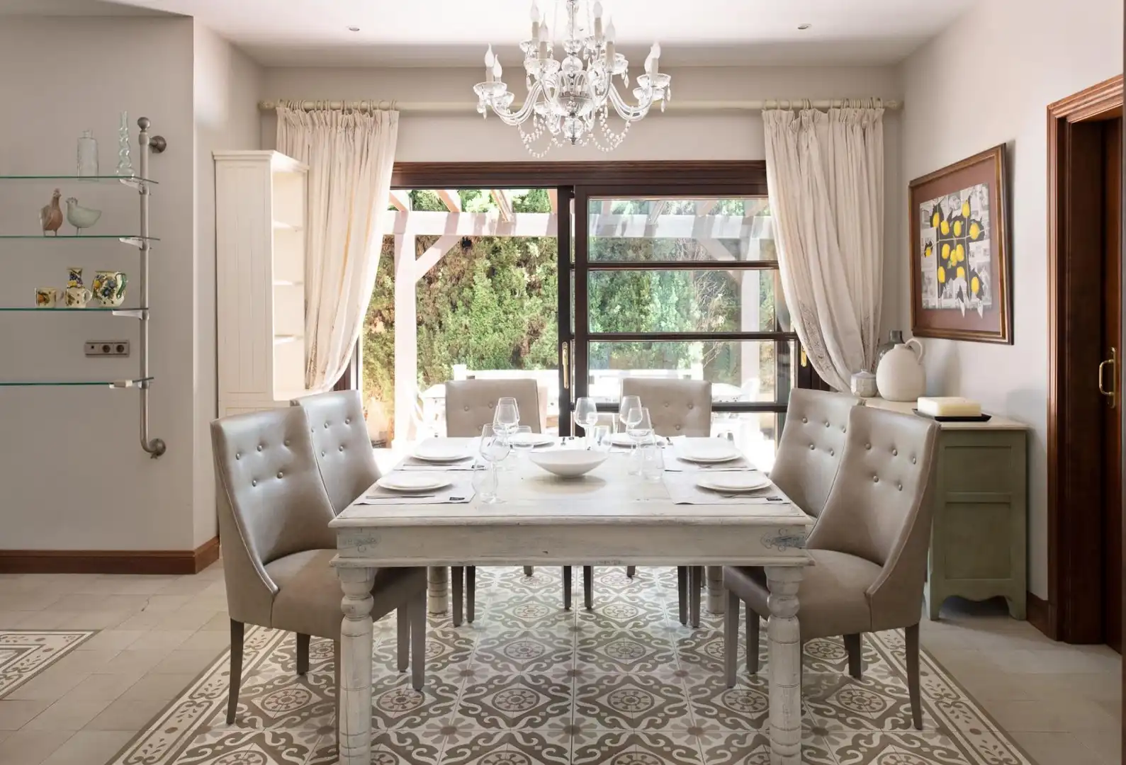 Dining room of Houses for rent in Marbella  with Private garden, Terrace and Swimming Pool