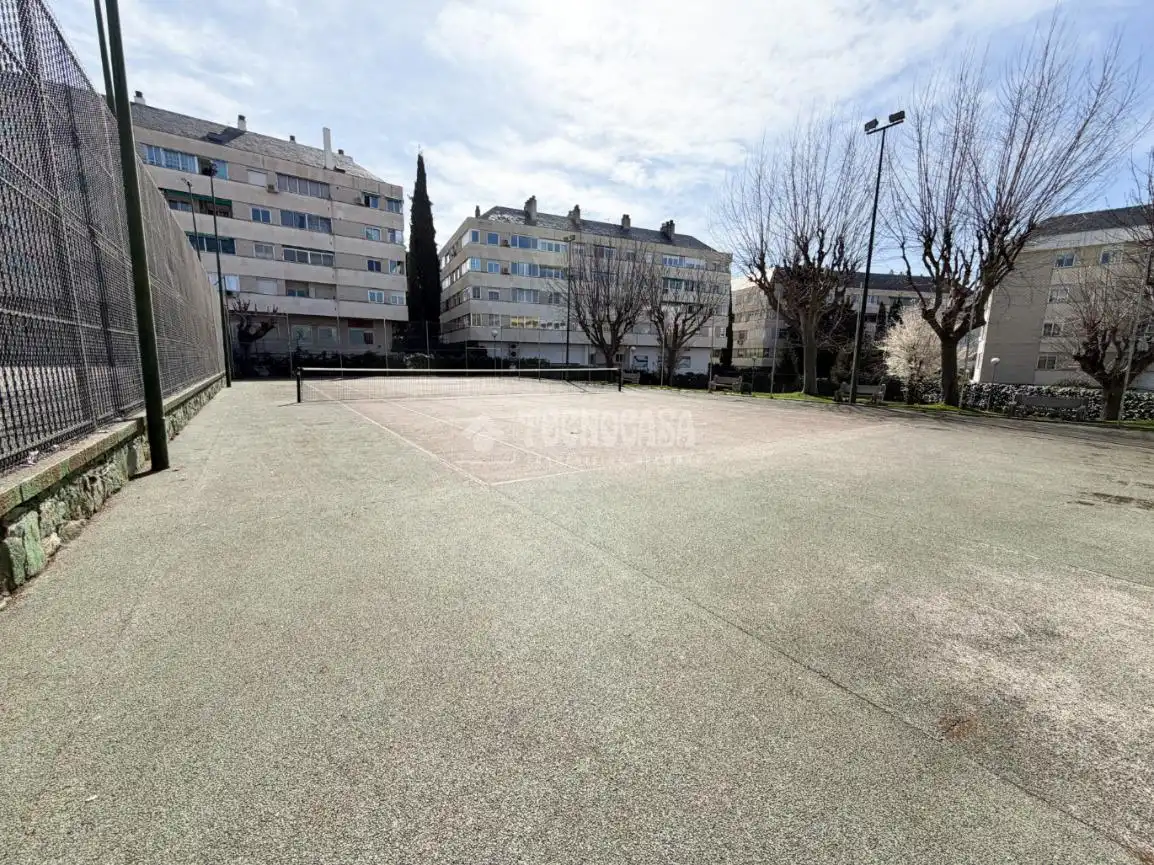 Parking of Flat for sale in Collado Villalba  with Air Conditioner, Heating and Parquet flooring