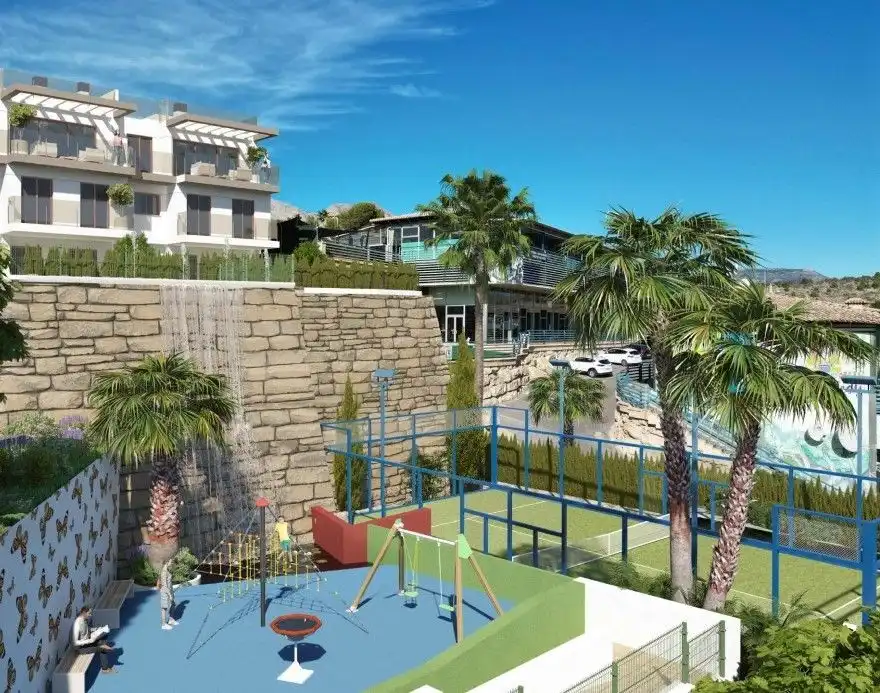 Terraza de Casa o chalet en venta en La Nucia con Aire acondicionado, Calefacción y Jardín privado