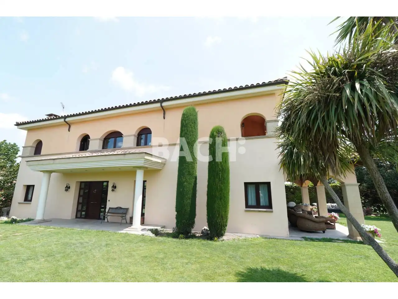 Vista exterior de Casa o chalet en venta en Gurb con Calefacción, Jardín privado y Terraza