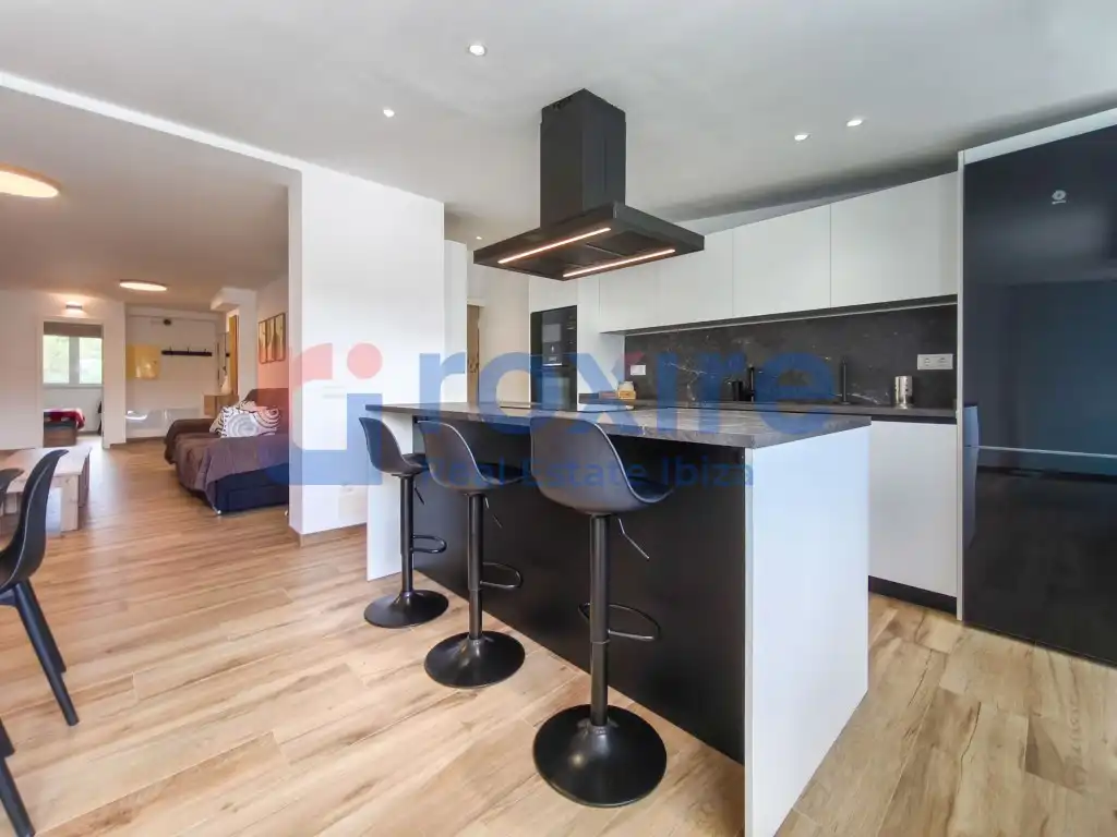 Küche von Maisonette zur Miete in Sant Josep de sa Talaia mit Klimaanlage, Terrasse und Möbliert