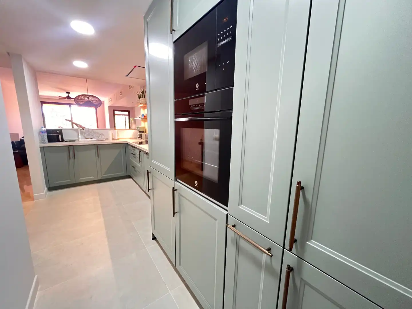 Kitchen of Attic for rent in Marbella  with Air Conditioner, Heating and Terrace