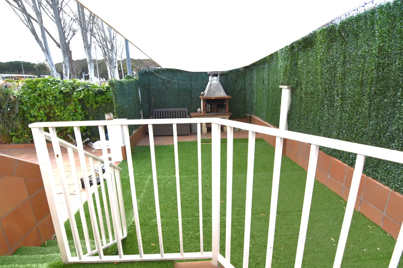 Terraza de Casa adosada en venta en Santa Susanna con Aire acondicionado, Calefacción y Jardín privado