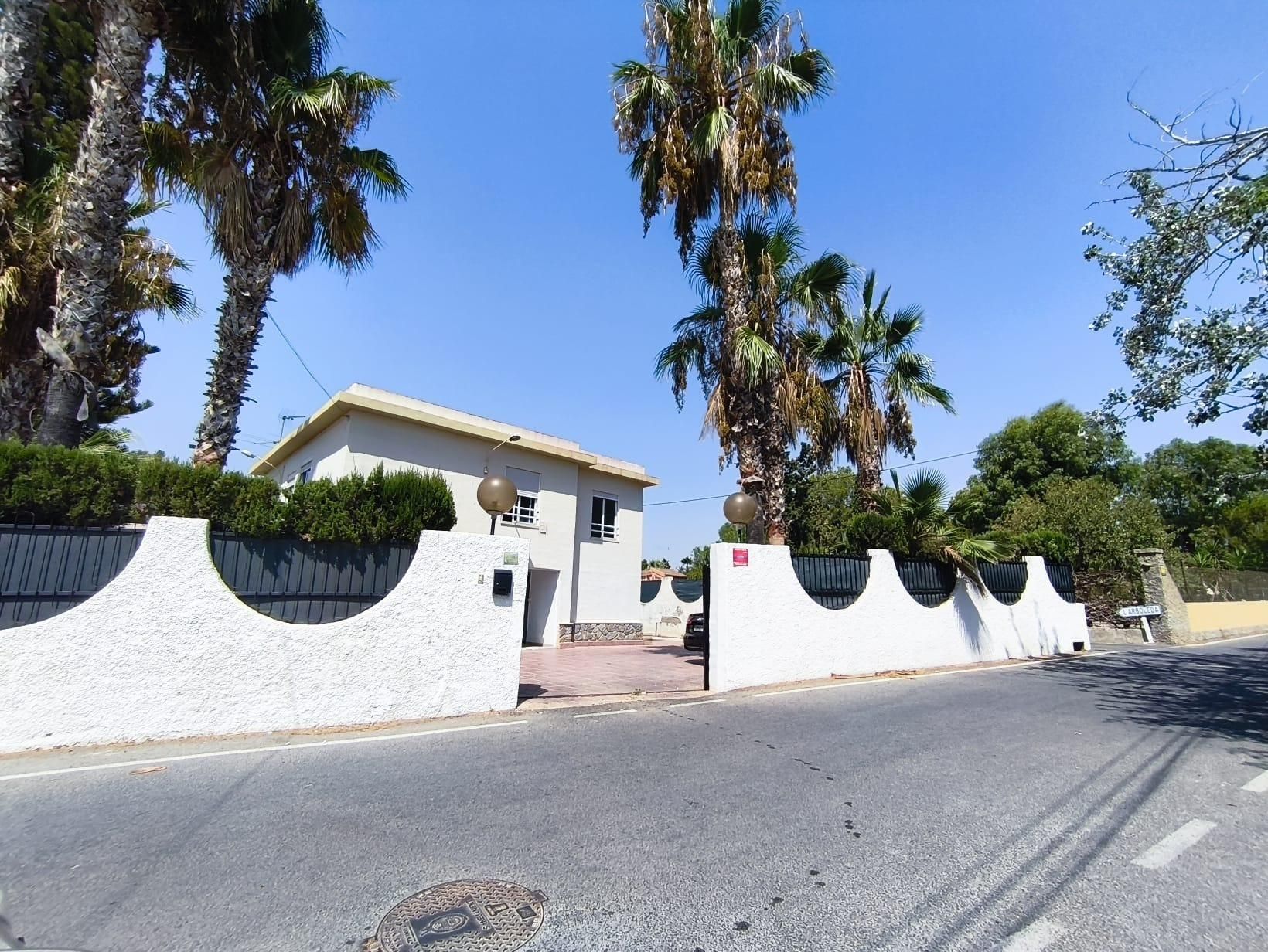 Exterior view of House or chalet for sale in Elche / Elx  with Air Conditioner, Private garden and Terrace