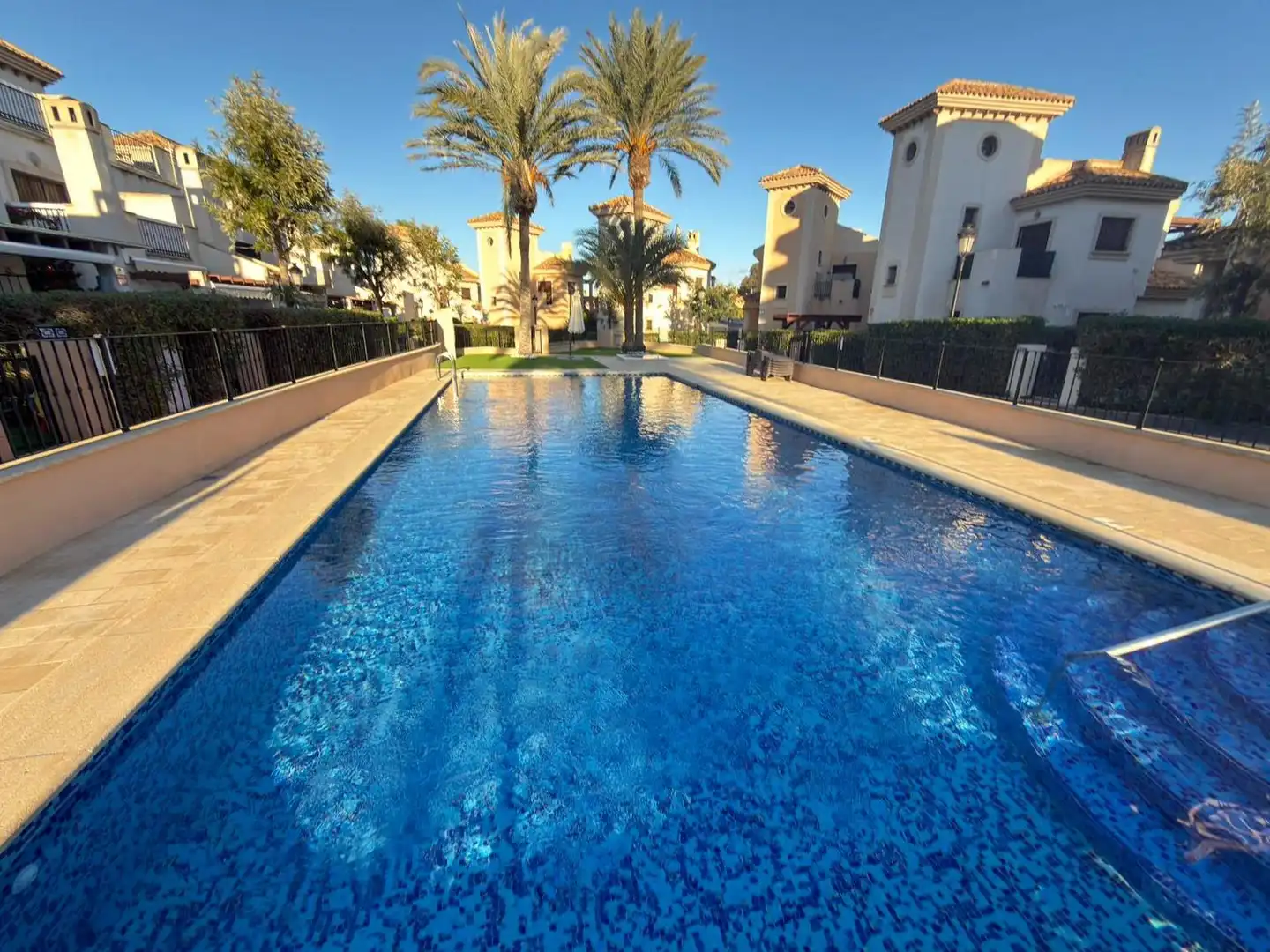 Schwimmbecken von Haus oder Chalet zum Verkauf in Algorfa mit Privatgarten, Terrasse und Balkon