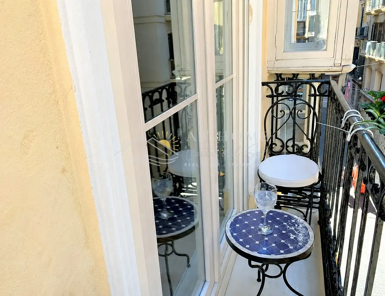 Terrasse von Wohnungen zur Miete in Málaga mit Terrasse und Ofen