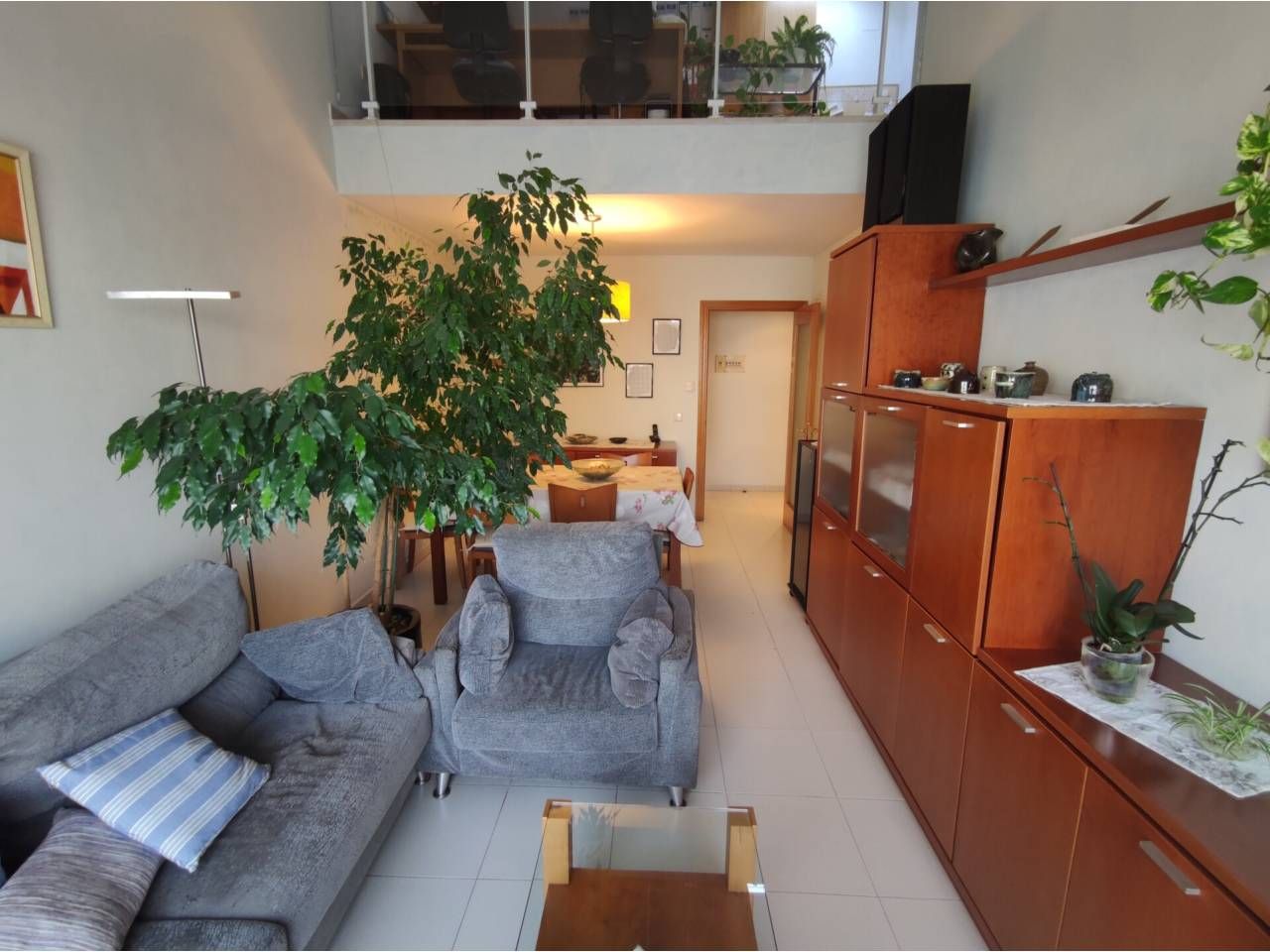 Living room of Duplex for sale in Girona Capital  with Heating and Balcony