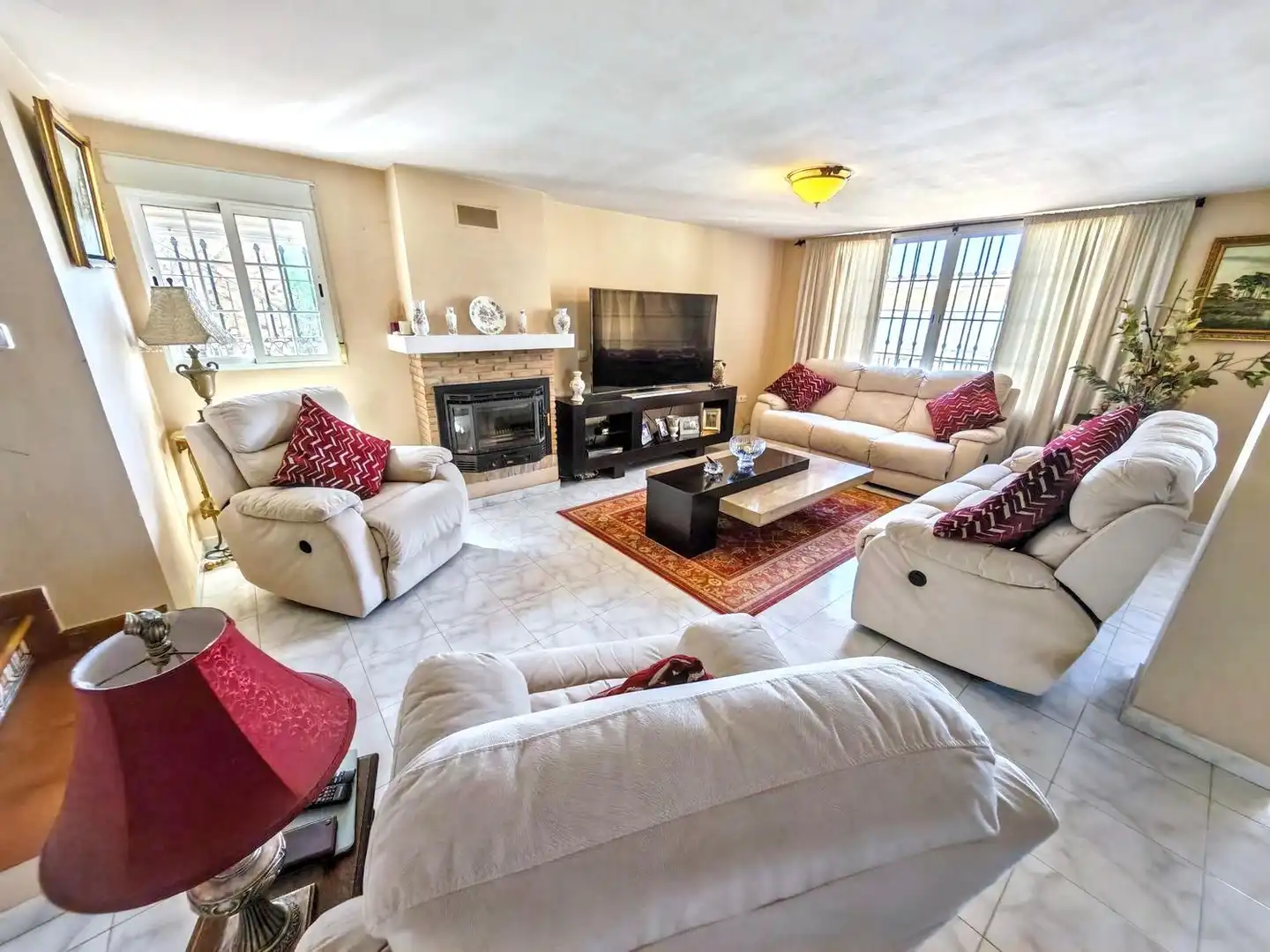 Wohnzimmer von Haus oder Chalet zum Verkauf in Alhaurín de la Torre mit Privatgarten, Terrasse und Abstellraum