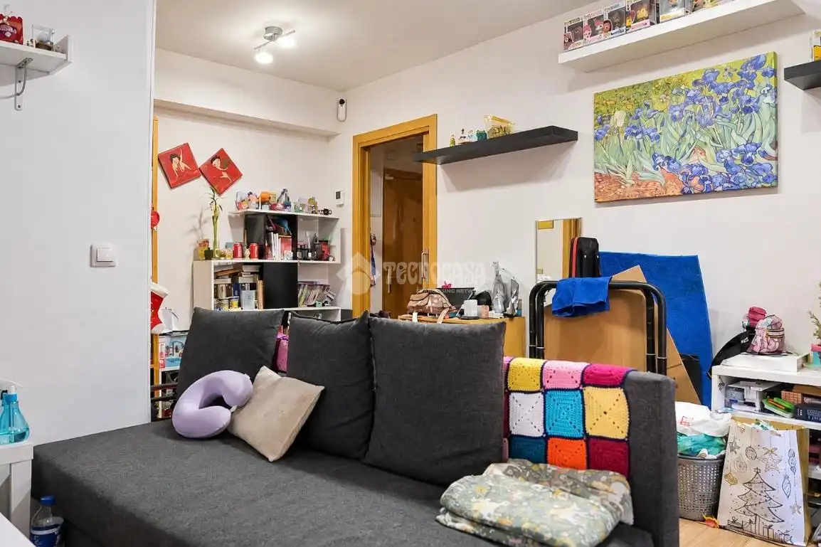 Wohnzimmer von Wohnung zum Verkauf in Madrid mit Klimaanlage, Heizung und Terrasse