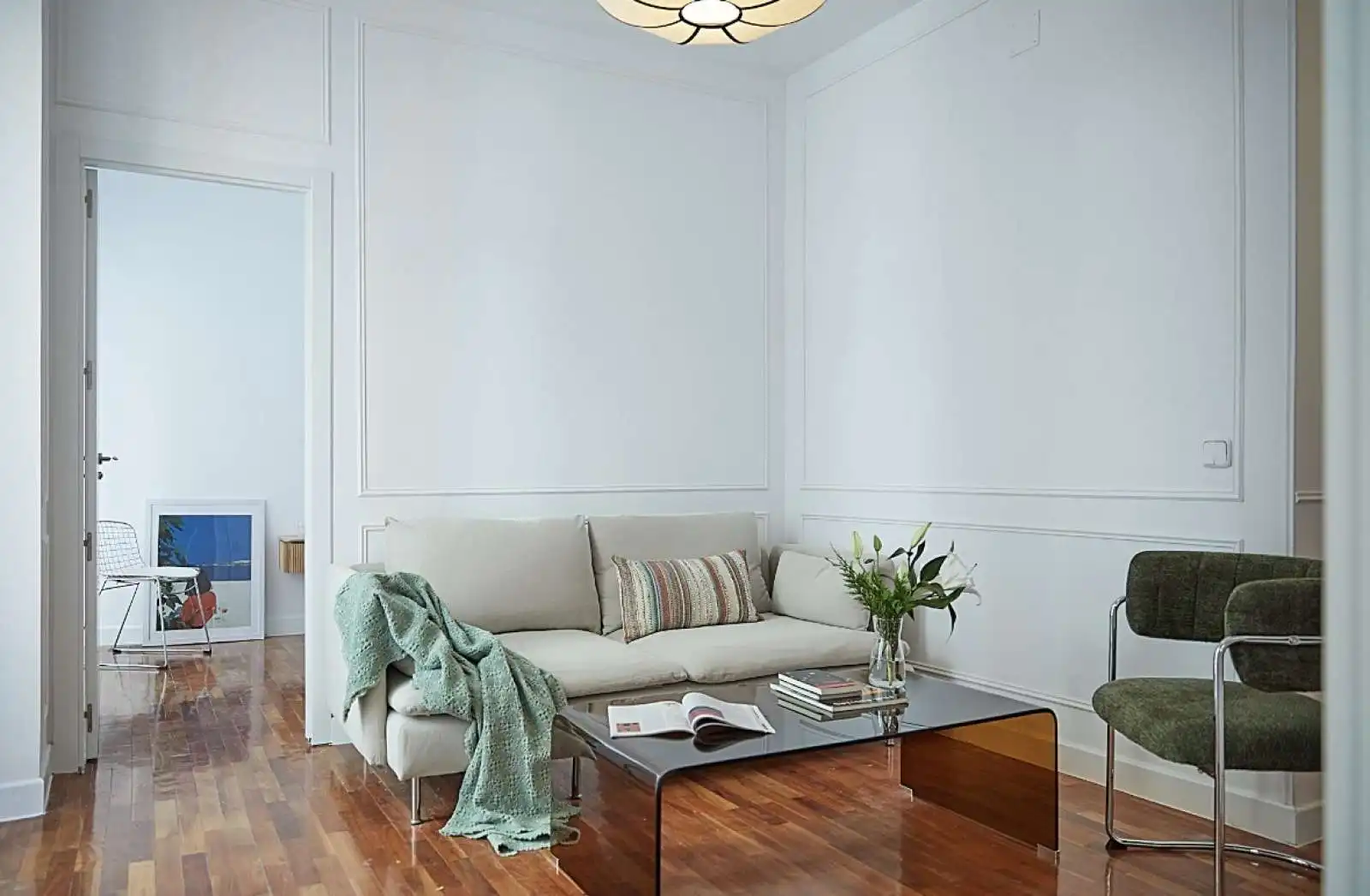 Sala d'estar de Apartament per a compartir en Madrid amb Aire condicionat, Calefacció i Terrassa