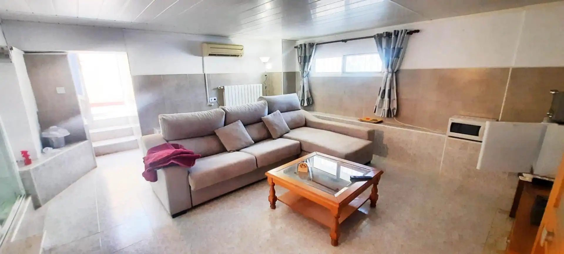 Sala de estar de Casa o chalet en venta en Mazarrón con Aire acondicionado, Calefacción y Jardín privado