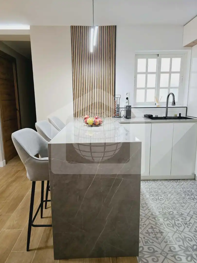 Küche von Wohnung zum Verkauf in Málaga mit Klimaanlage und Terrasse