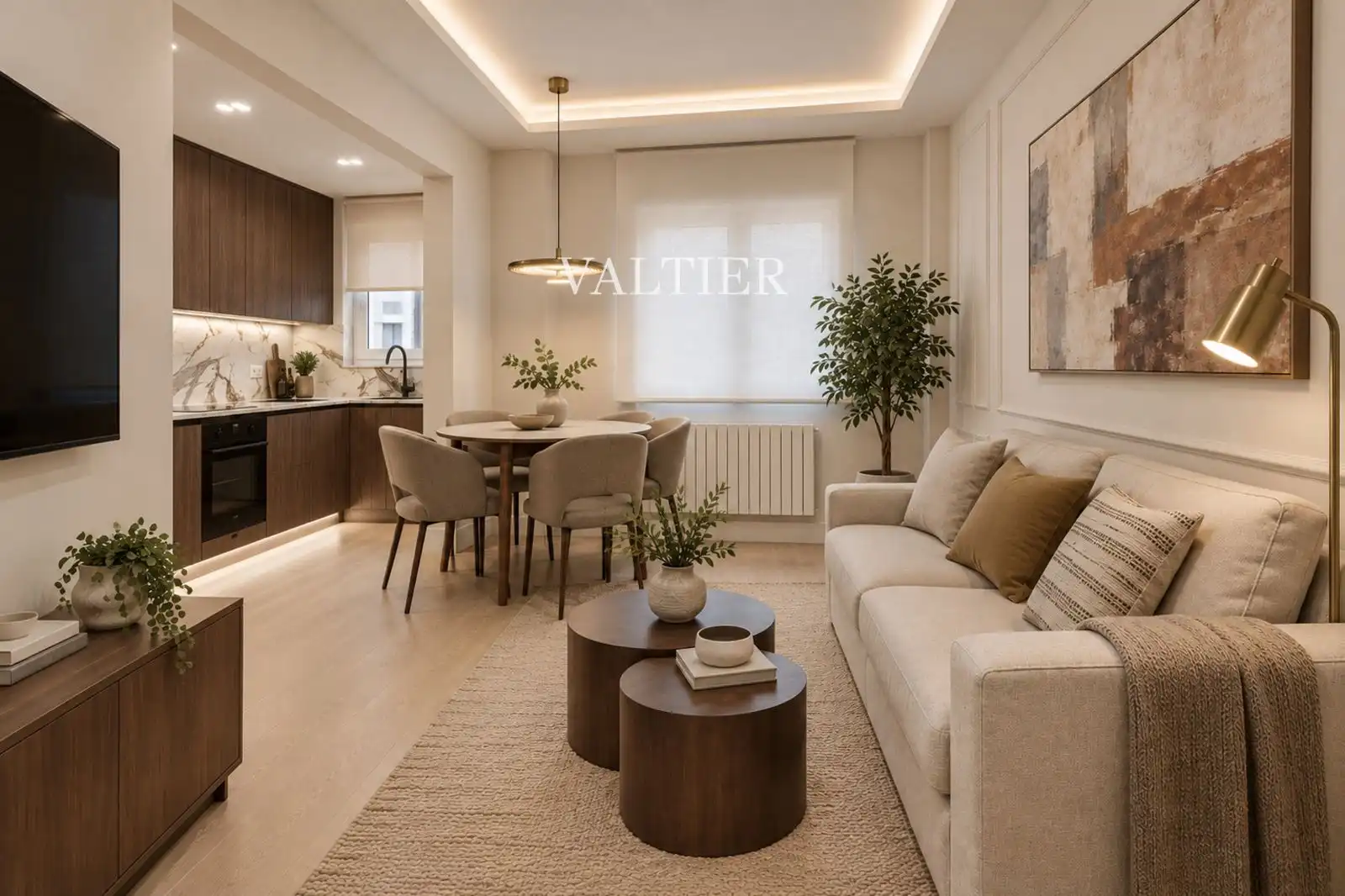 Sala de estar de Piso en venta en Madrid con Calefacción y Amueblado