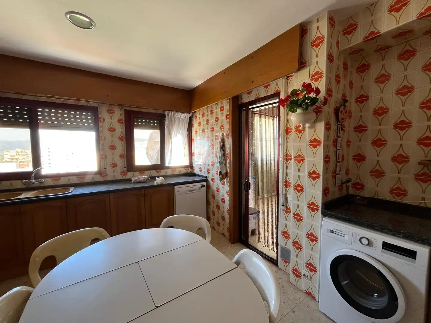Cocina de Apartamento en venta en Gandia con Terraza, Amueblado y Piscina comunitaria