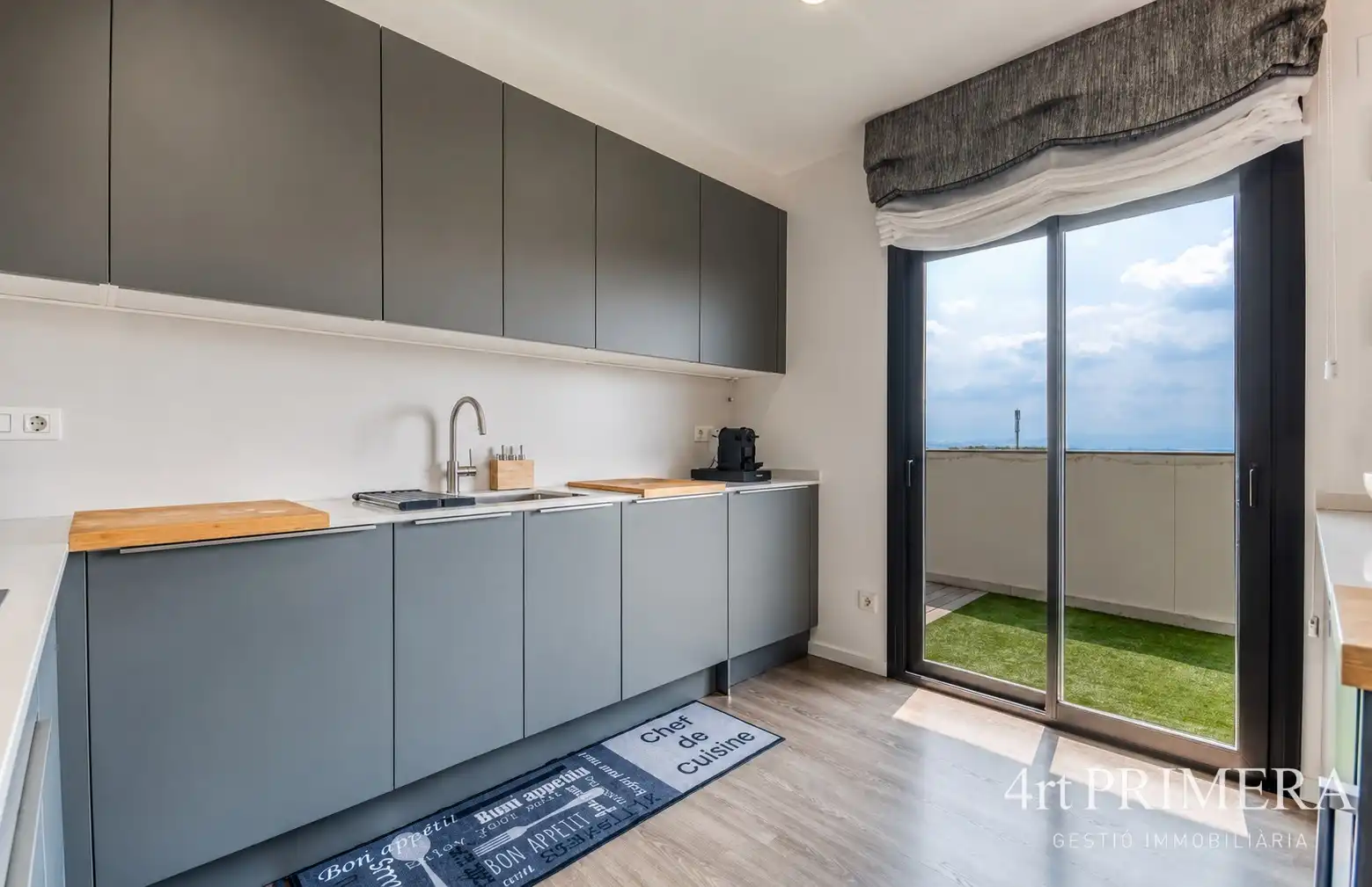Cocina de Ático en venta en L'Ametlla del Vallès con Aire acondicionado, Calefacción y Parquet